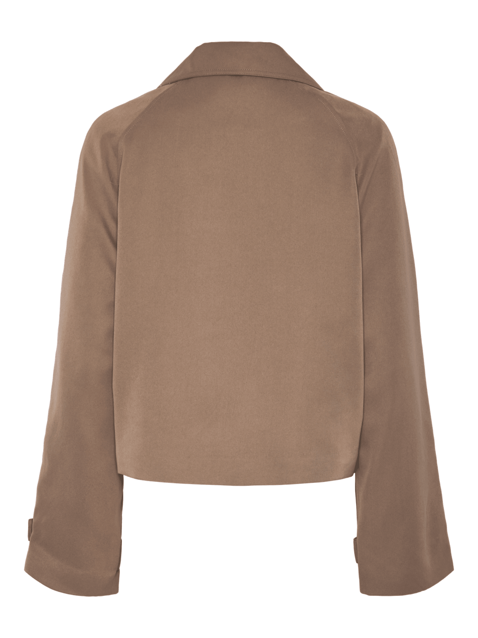 SCARLETT SHORT TRENCHCOAT - BROWN LENTIL