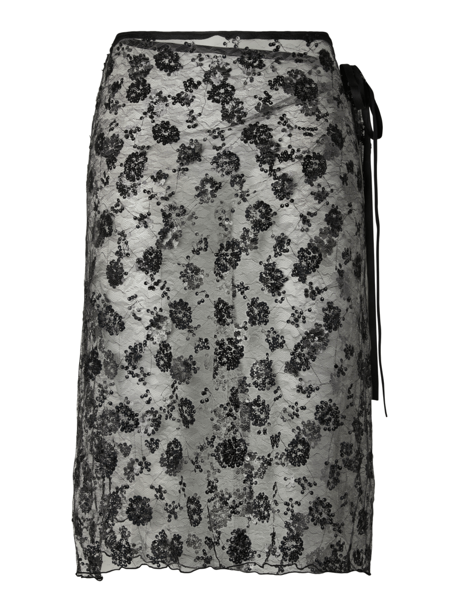 NATASJA LACE SARONG - BLACK