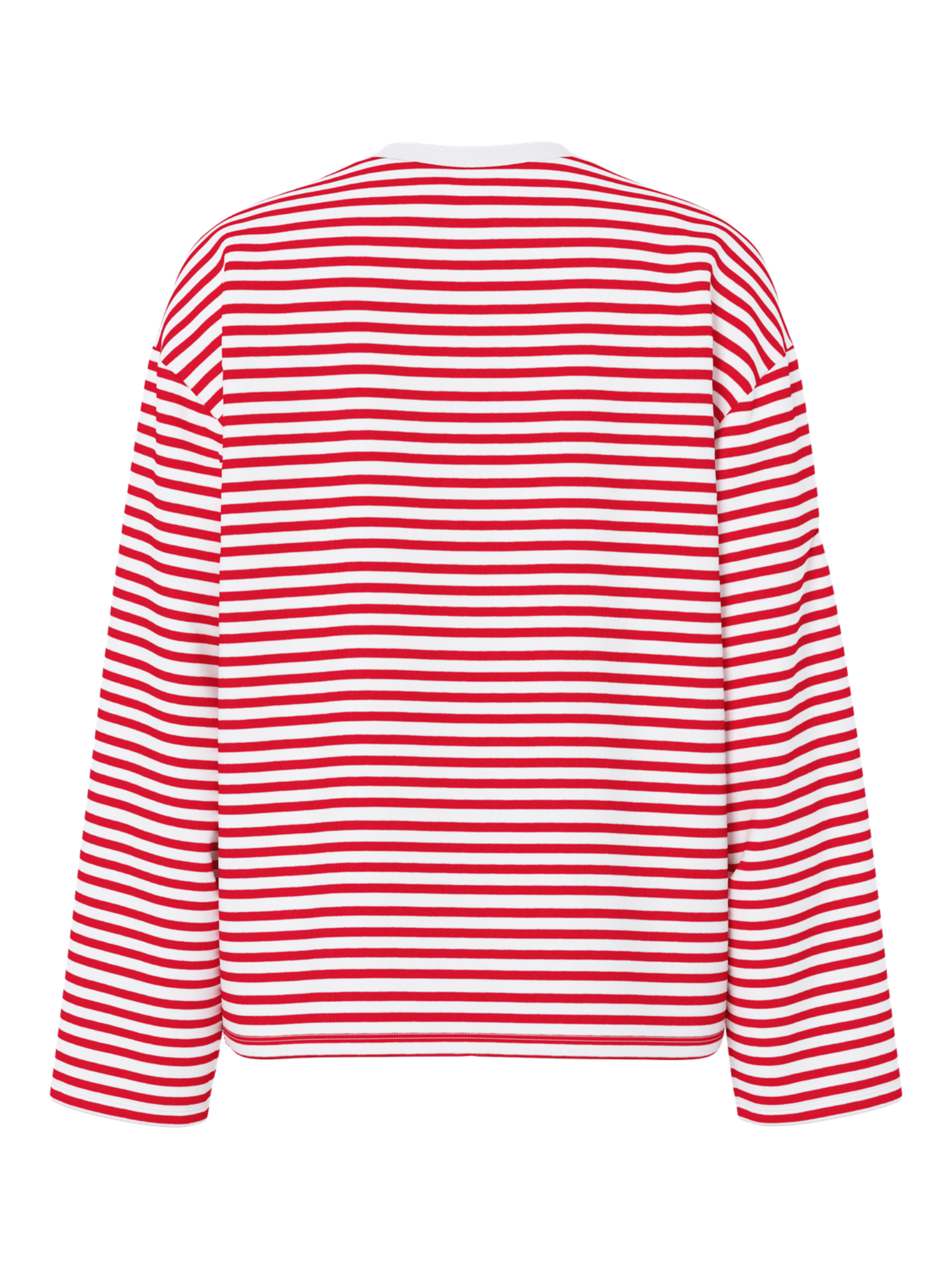 SADIE STRIPE TEE LS - CLOUD DANCER / LOLLIPOP