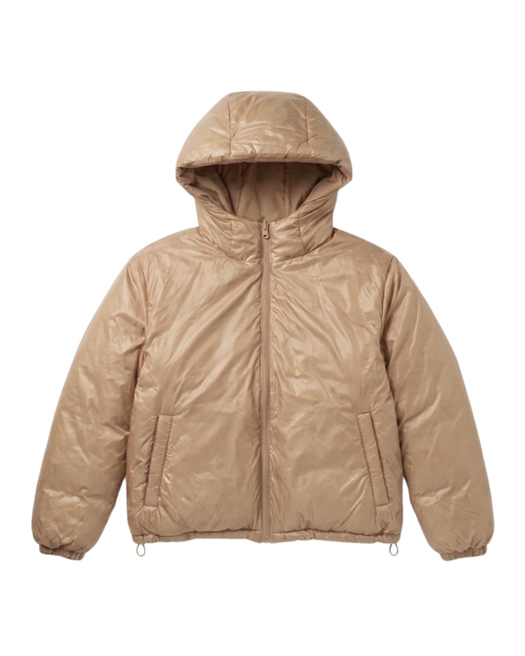 ALMA DOWN JACKET i sand – billede 3