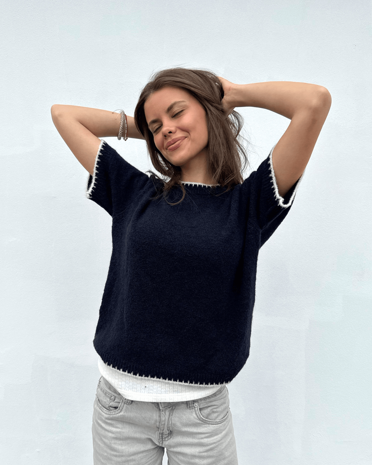 MADDIE KNIT - NAVY