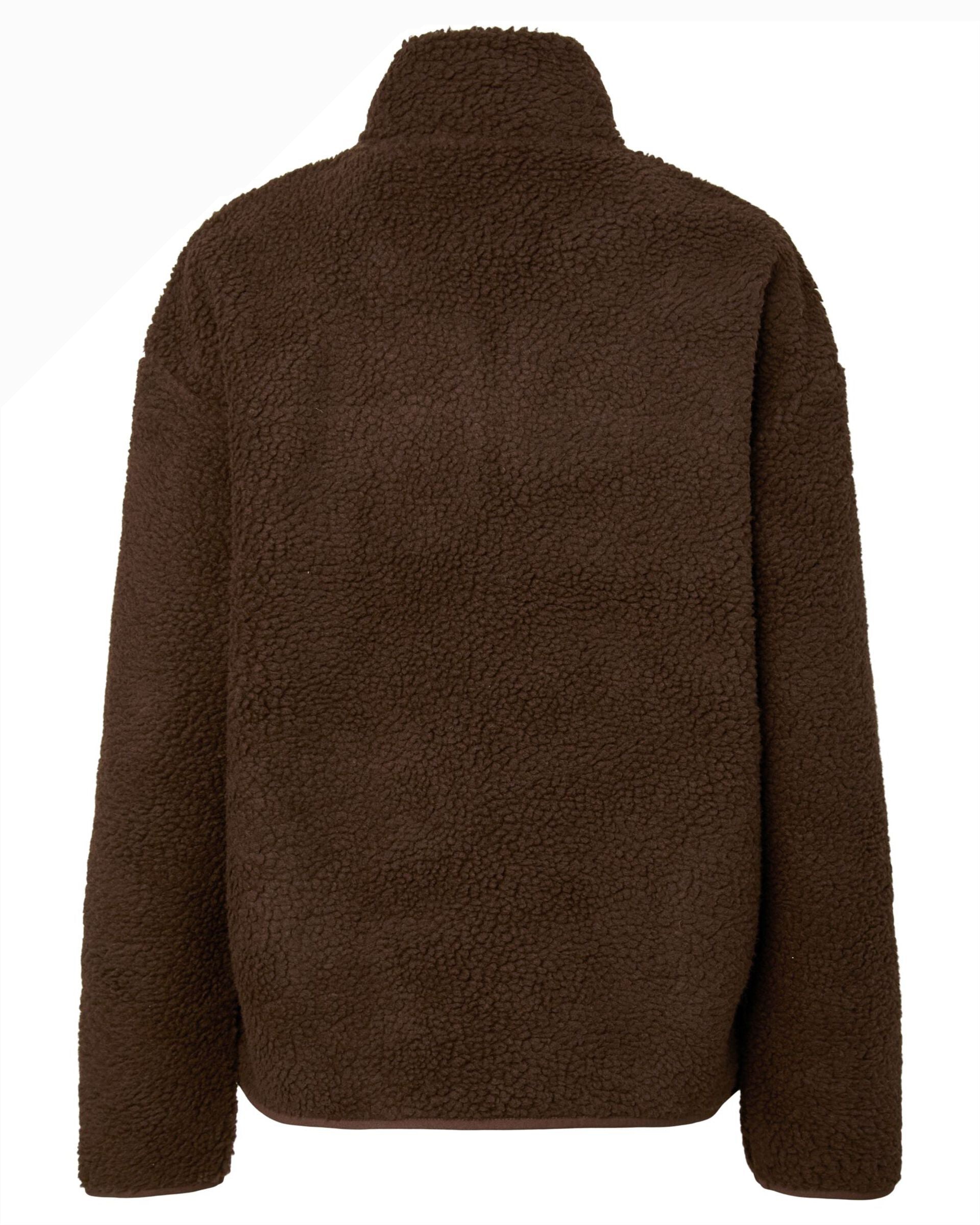 SADIA TEDDY JACKET - HOT FUDGE