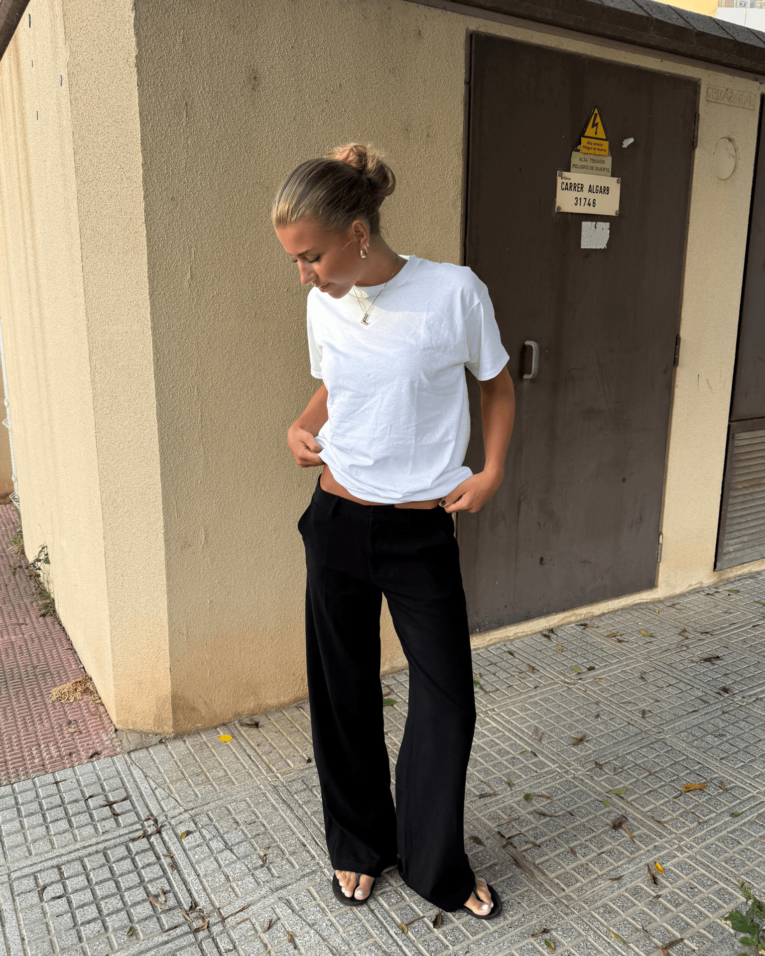 BELLA SUIT PANTS - BLACK