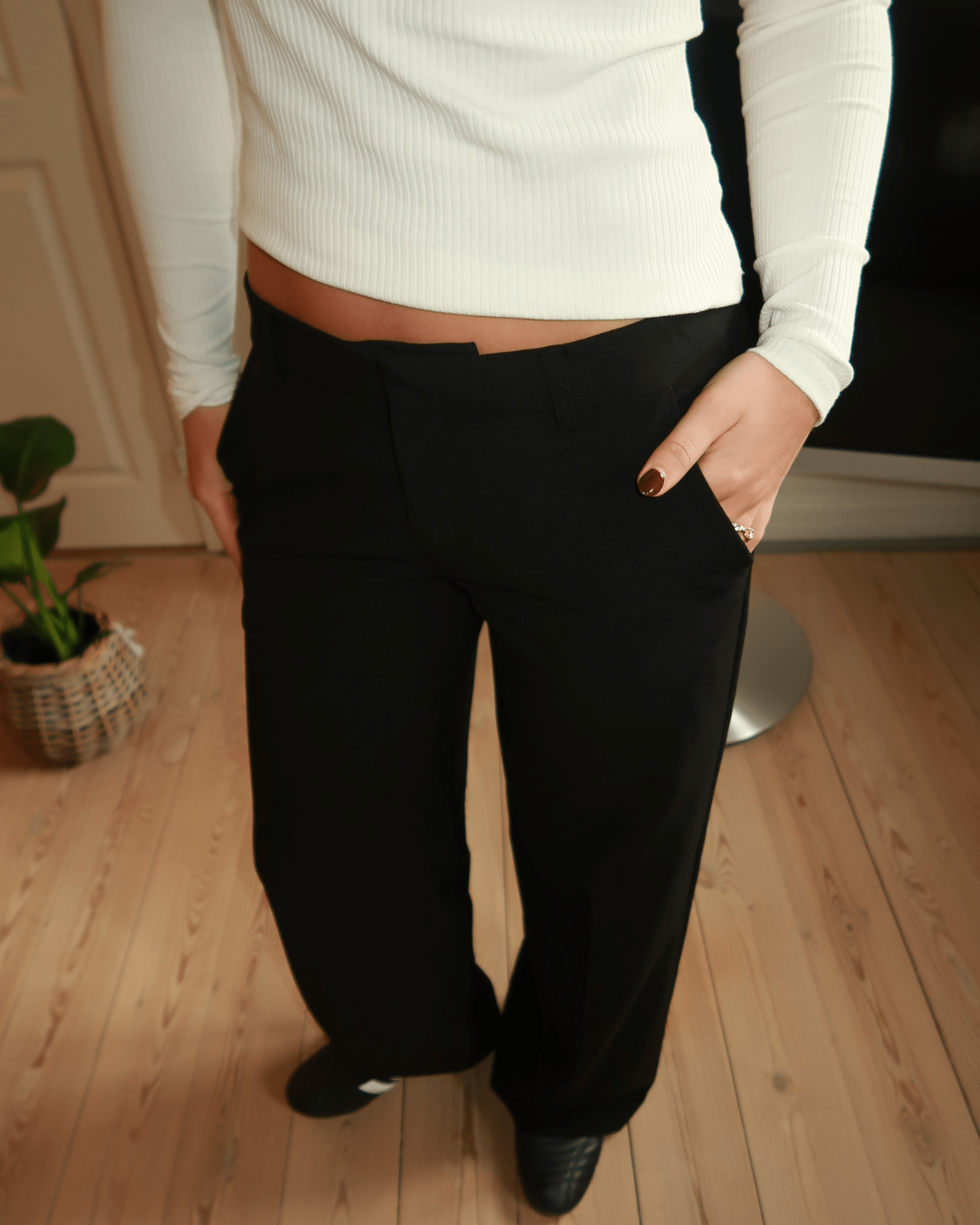 BELLA SUIT PANTS - BLACK