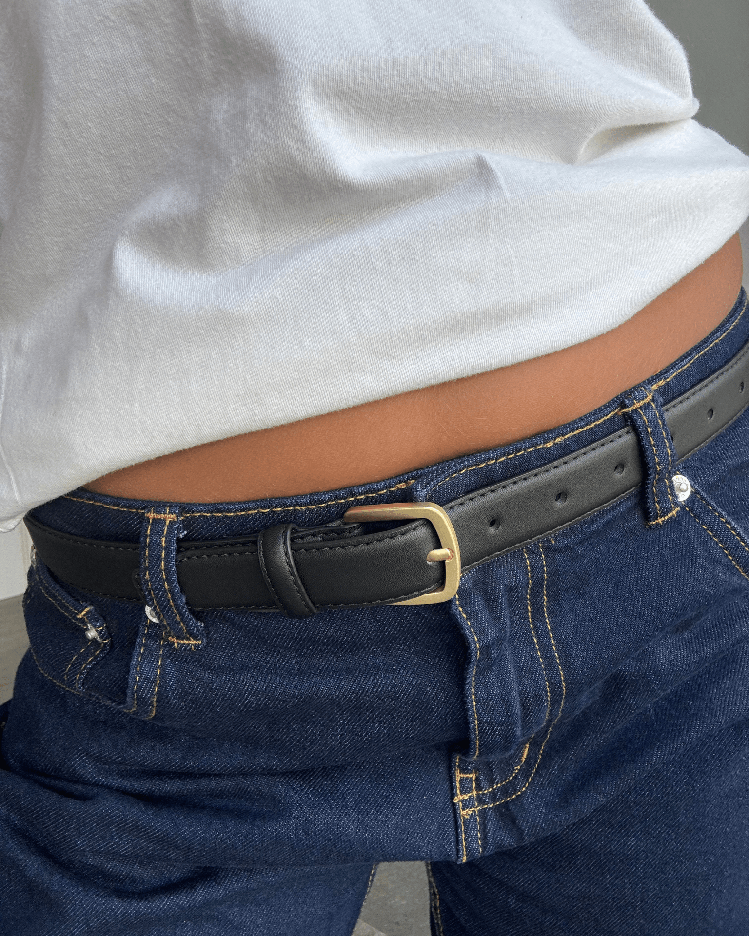 OLINE BELT (2 PACK) - BLACK/COGNAC