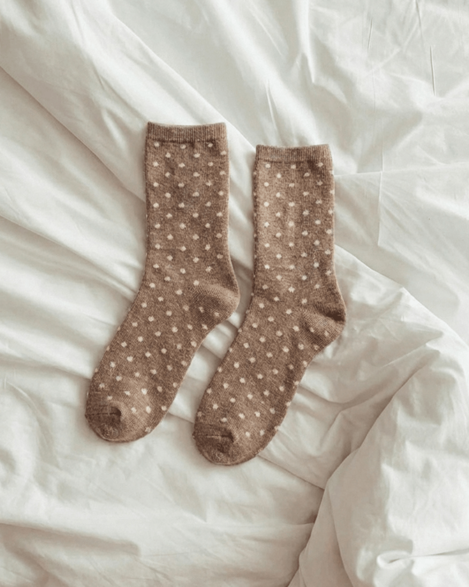 SEBBY GLITTER SOCKS - BIRCH DOTS