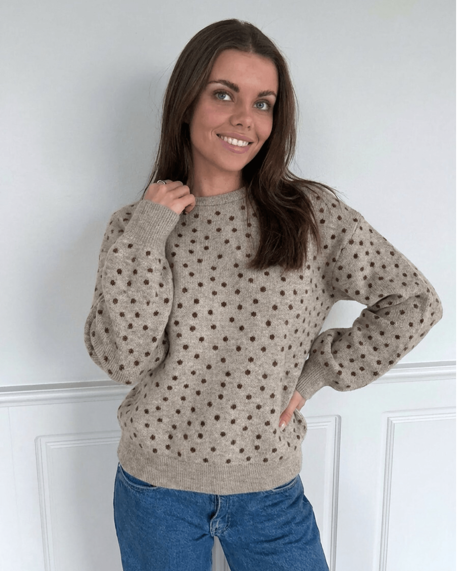 NANCY DOT STRIK - FOSSIL/FUDGE DOTS