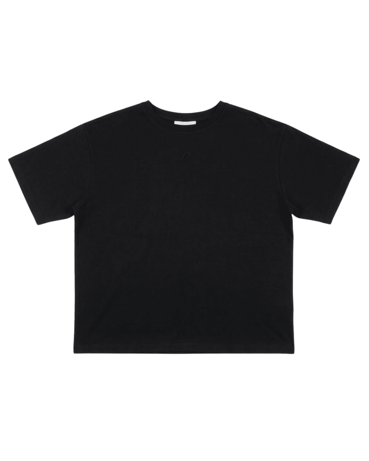 Sort ACE boxfit t-shirt i bomuld med broderet logo på brystet