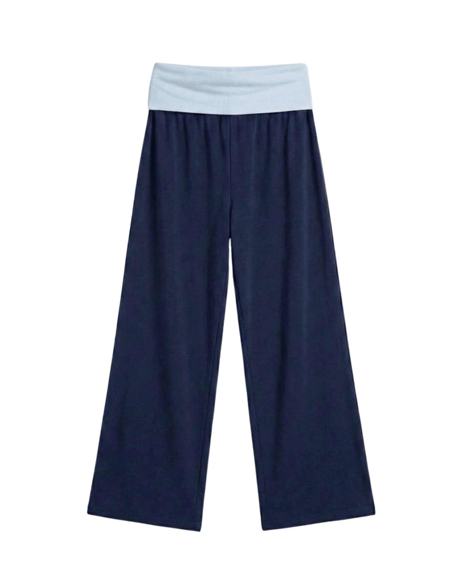 SASHA PANT - NAVY/LIGHT BLUE - fra Dinvintageshop
