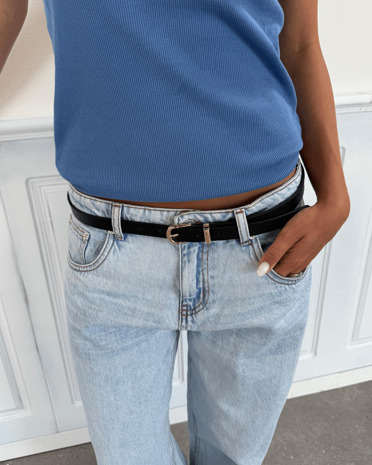MYRA BELT - BLACK/GOLD