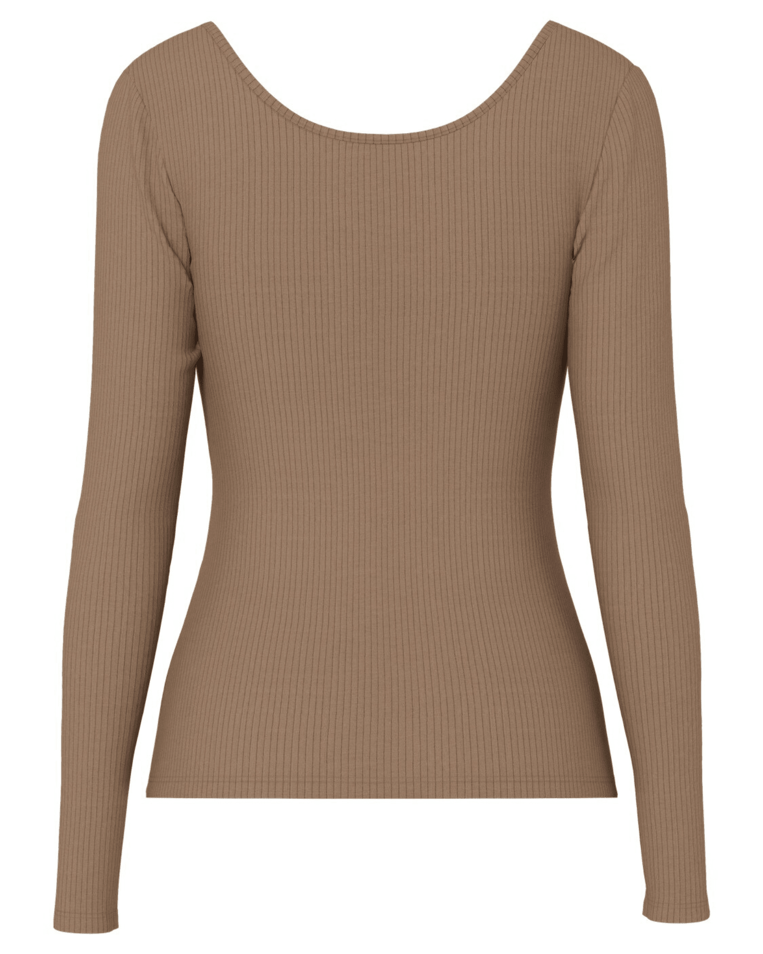 KITTE LONG SLEEVE TOP - FOSSIL