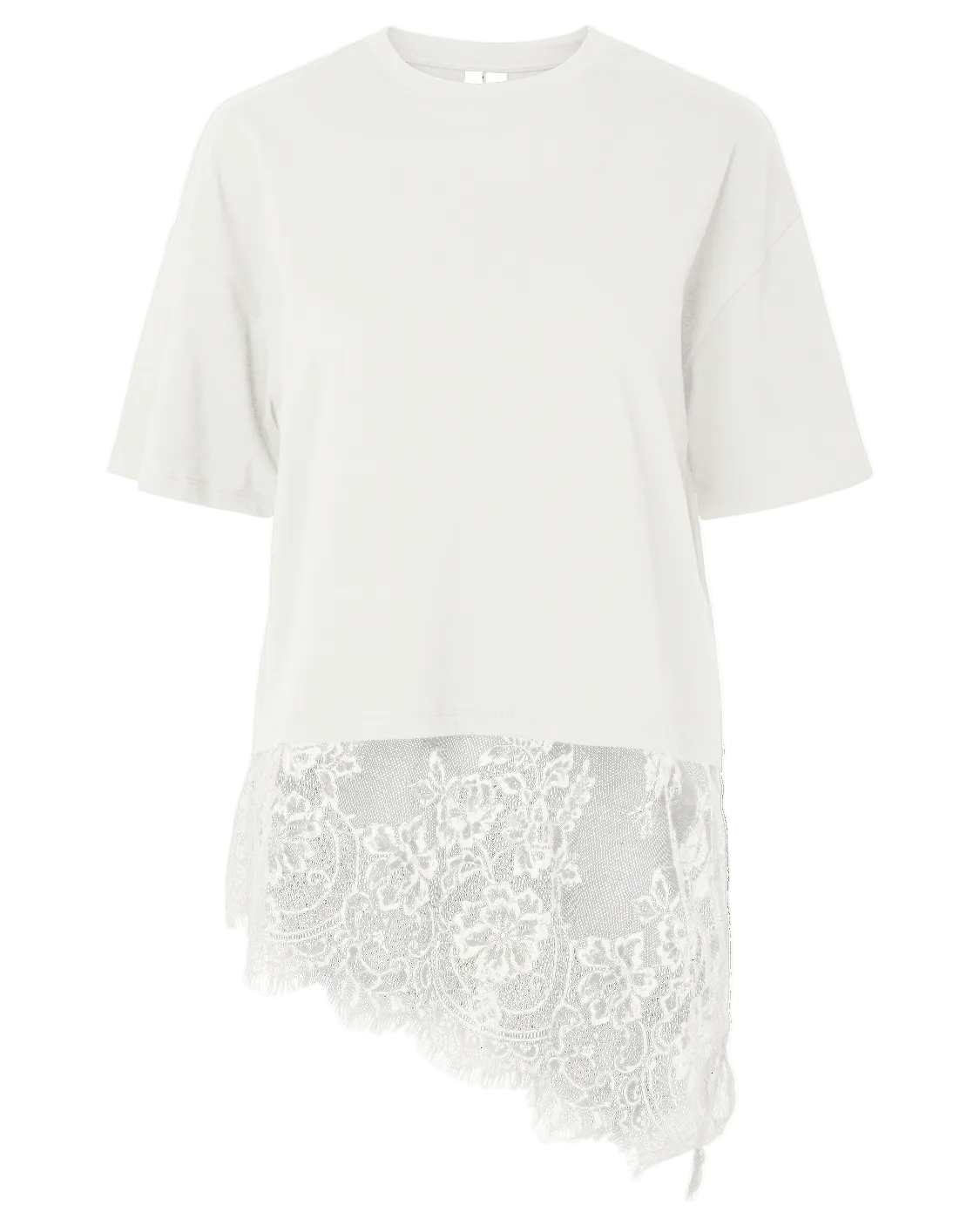 MAVE LACE T-SHIRT - CLOUD DANCER