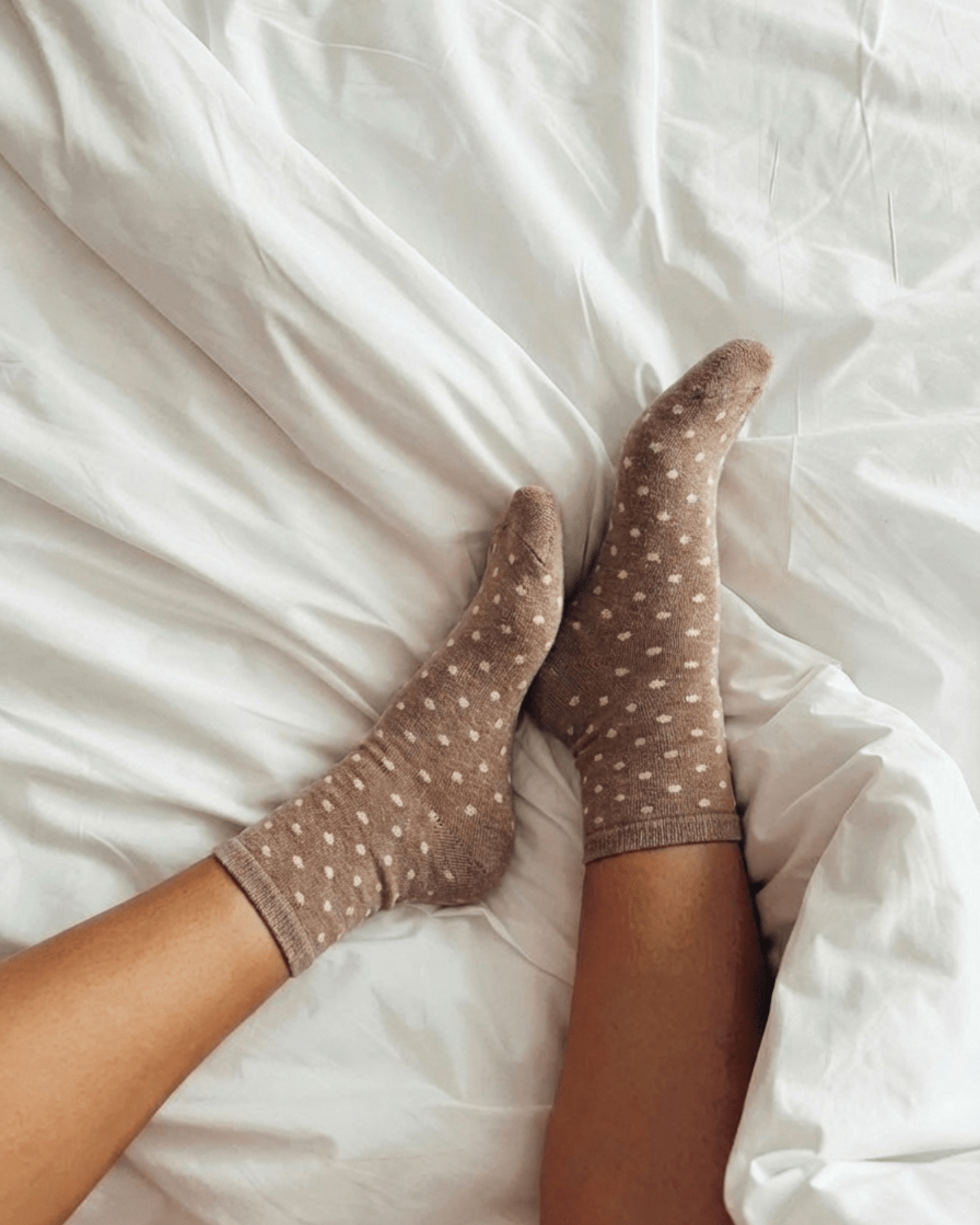 SEBBY GLITTER SOCKS - BIRCH DOTS