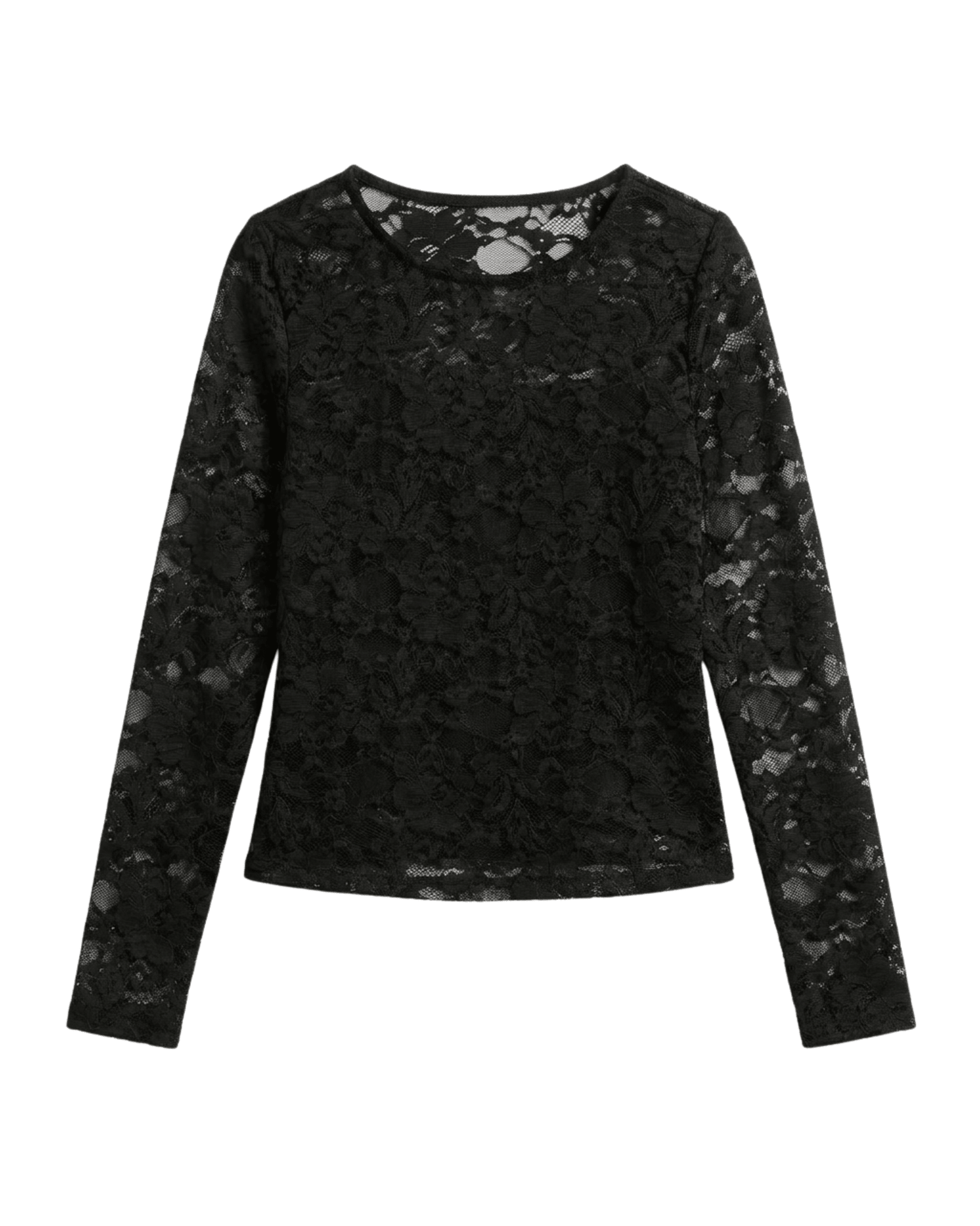 SARA SATIN LACE TOP - CREME