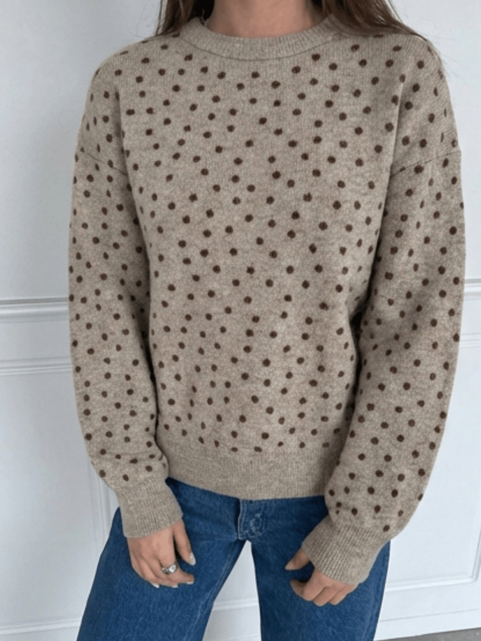NANCY DOT STRIK - FOSSIL/FUDGE DOTS