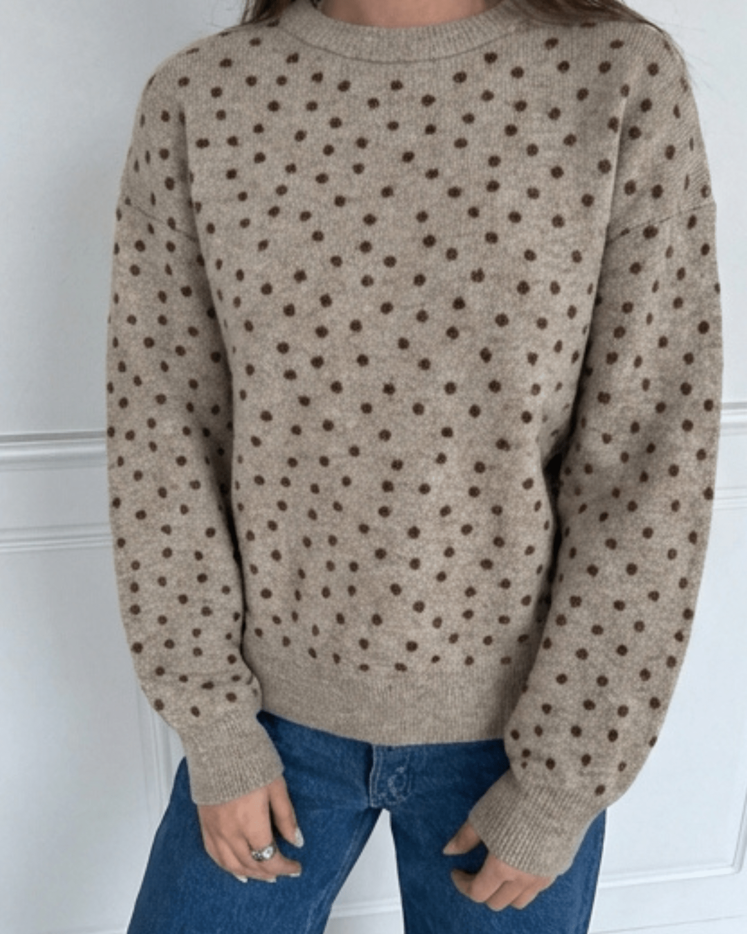 NANCY DOT STRIK - FOSSIL/FUDGE DOTS