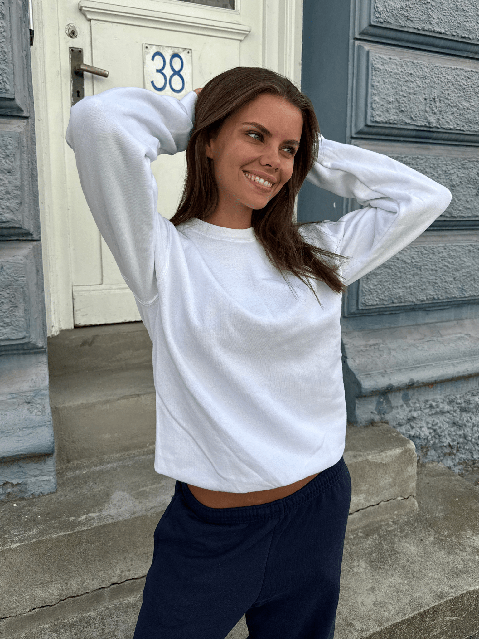 FRUIT SWEATSHIRT - WHITE