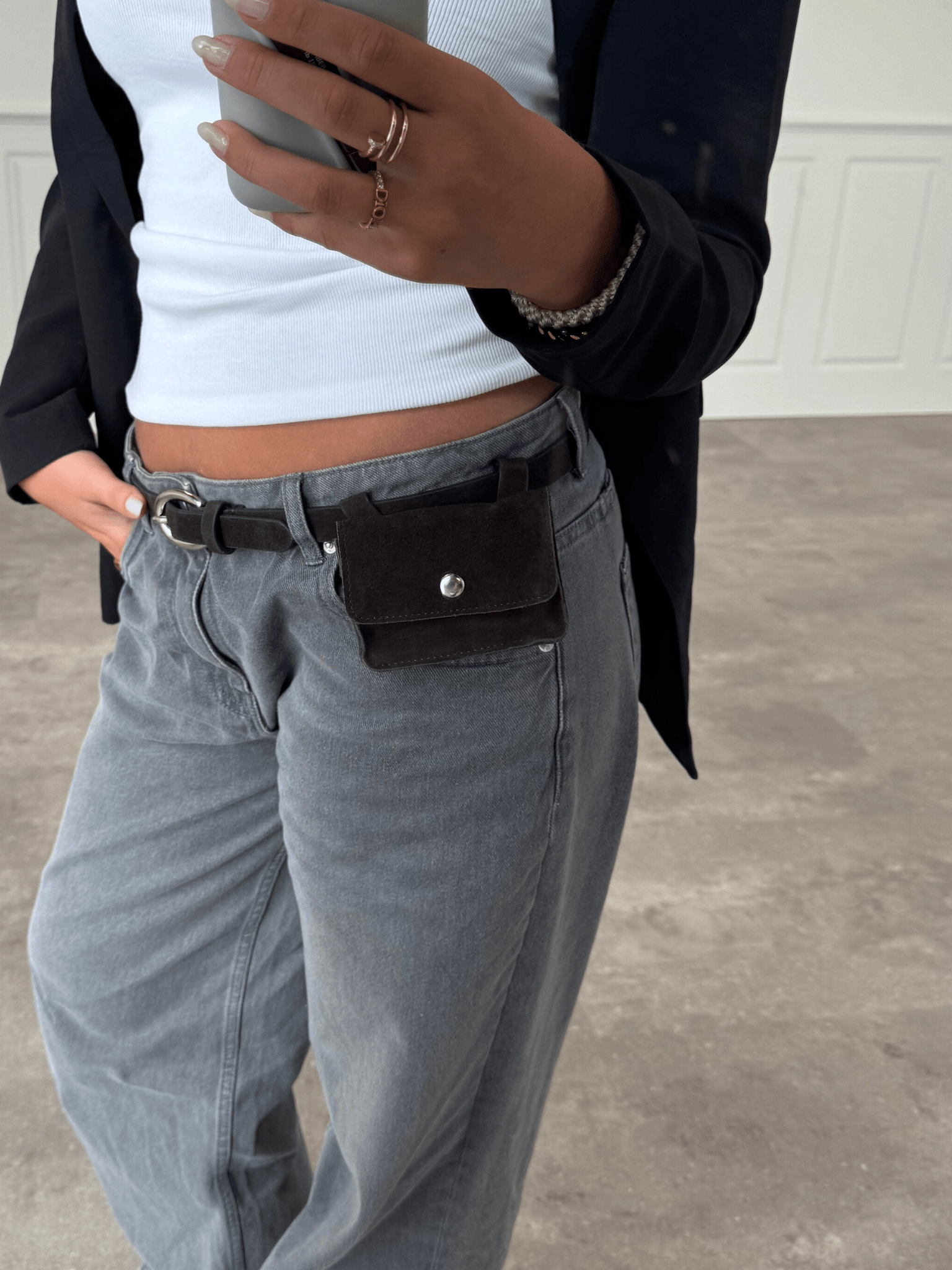 AFIA SUEDE BELT BAG - DELICIOUS