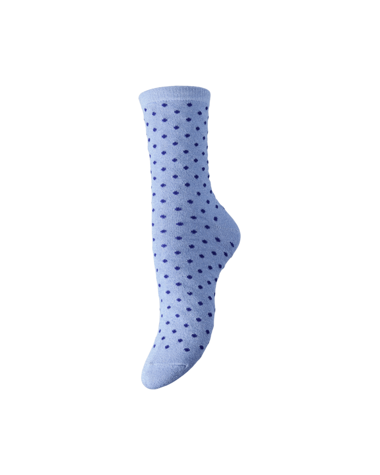 SEBBY GLITTER SOCKS - BABY LAVENDER DOTS