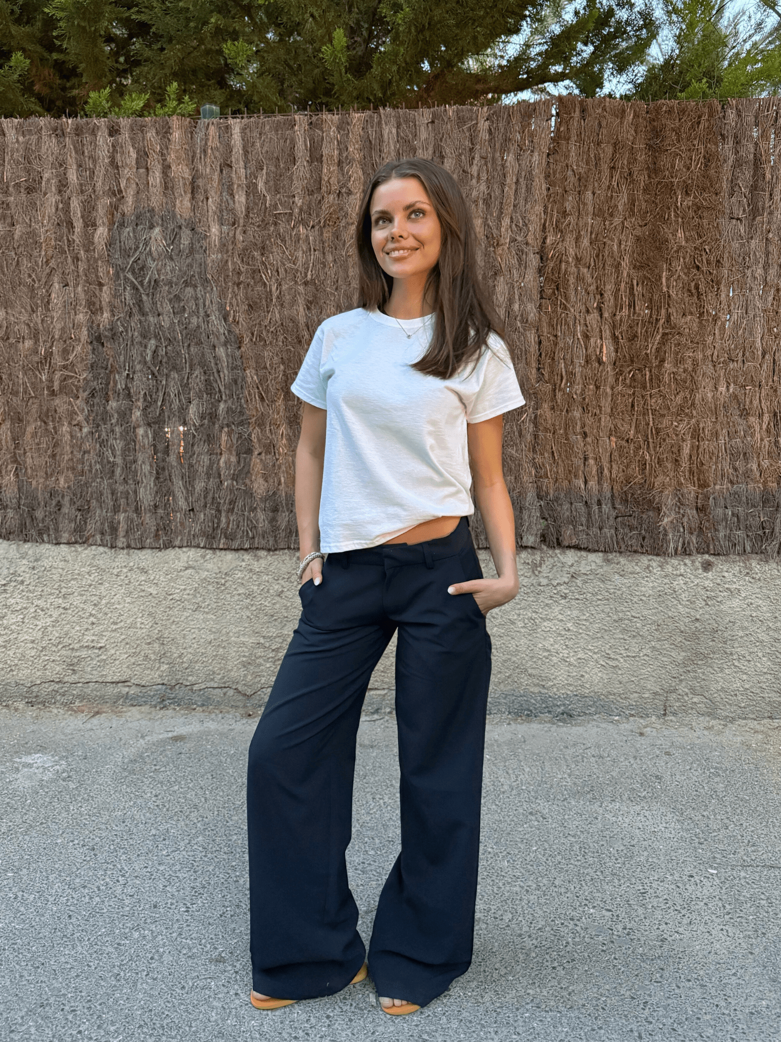 BELLA SUIT PANTS - NAVY