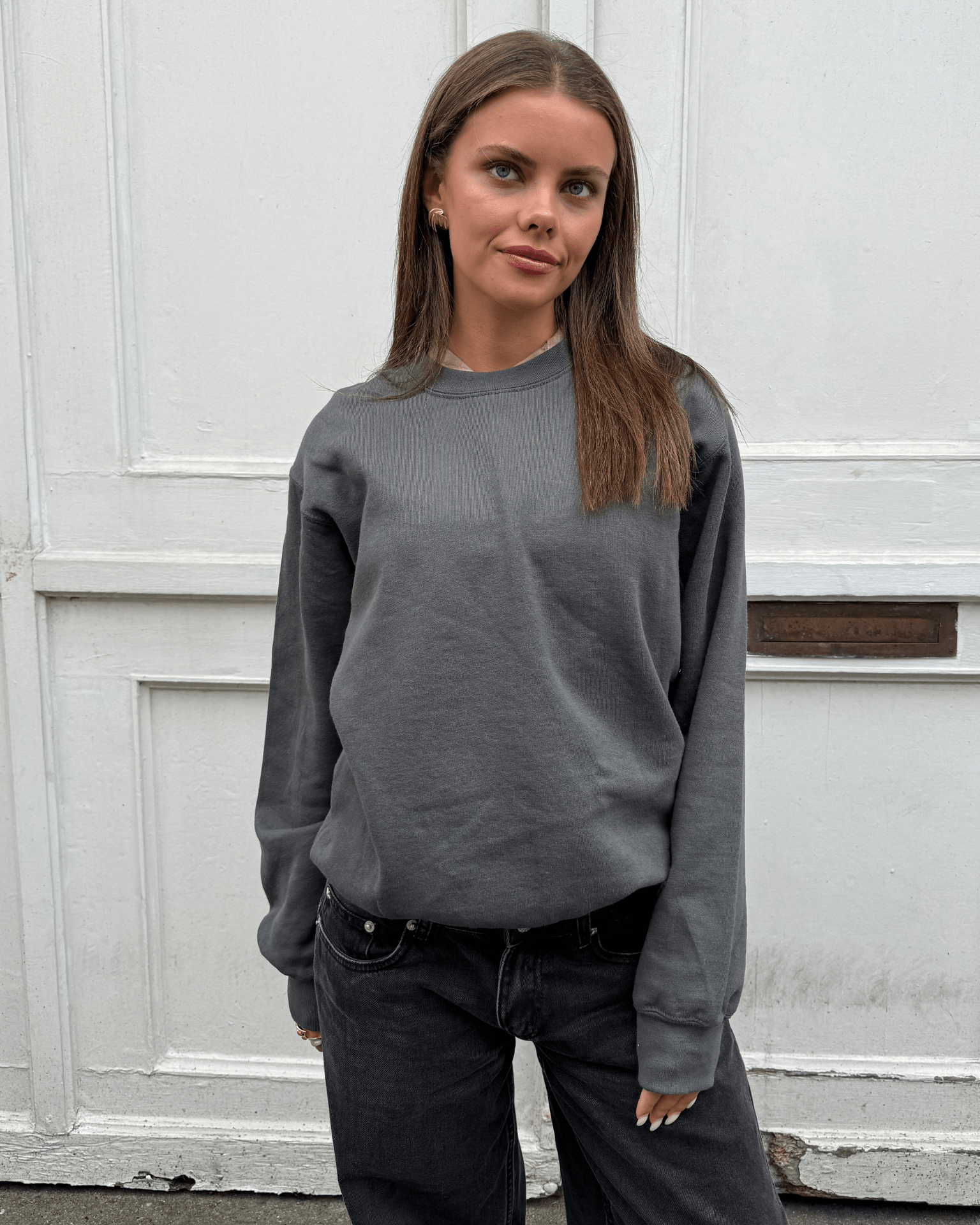FRUIT SWEATSHIRT - DARK GRAY