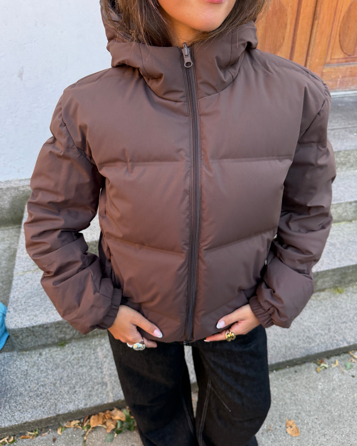 ALMA DOWN JACKET i brown – billede 2