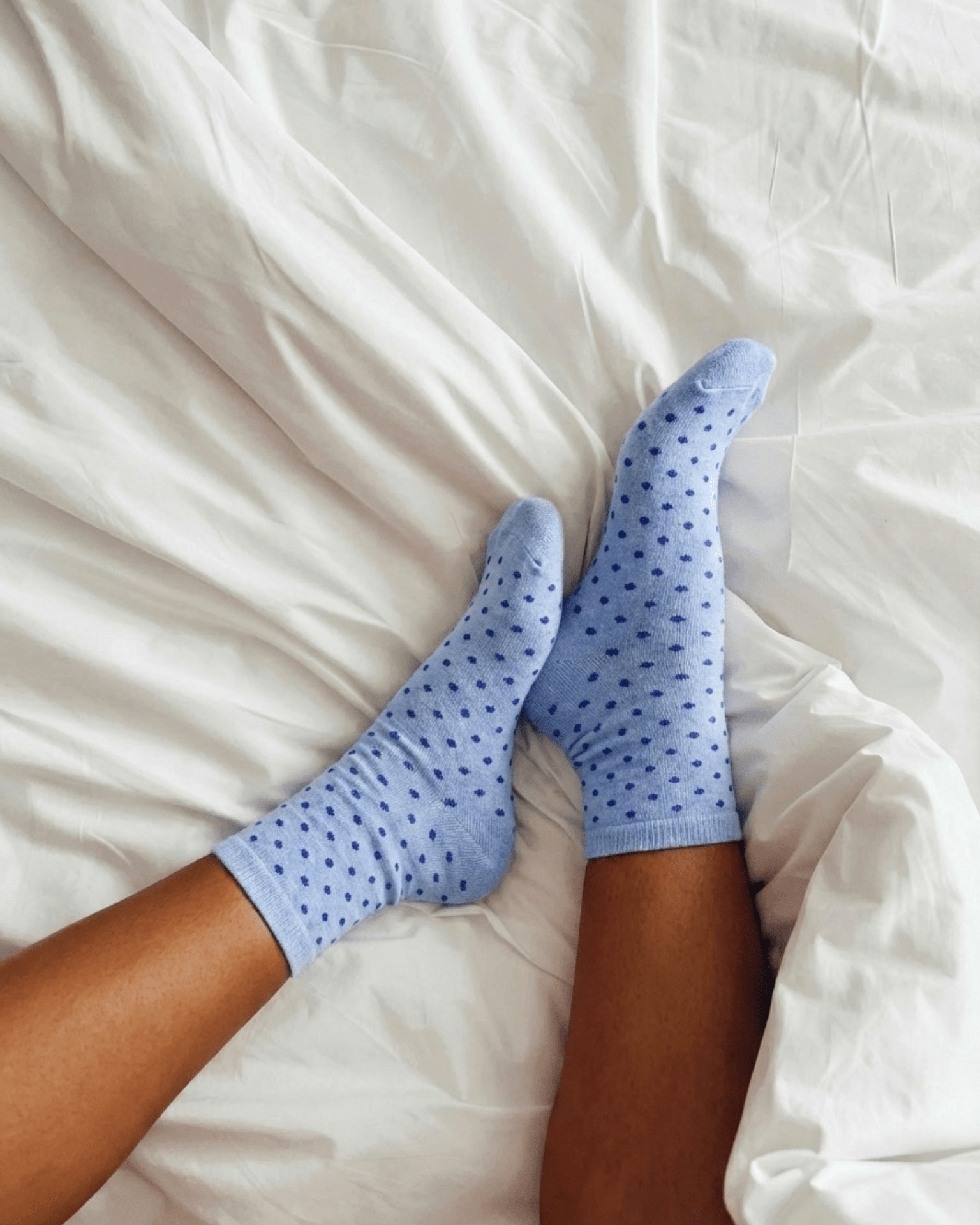 SEBBY GLITTER SOCKS - BABY LAVENDER DOTS