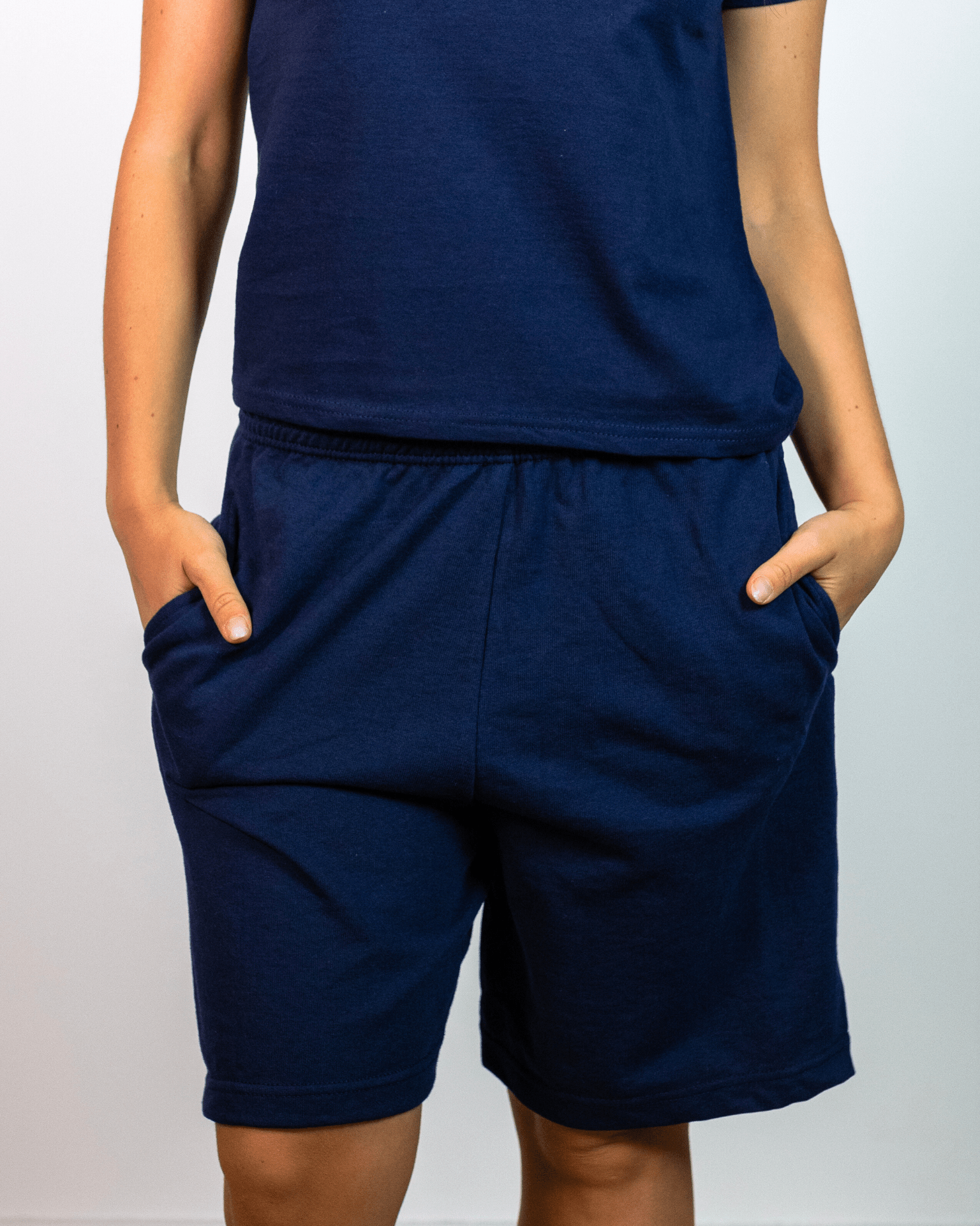FRUIT SWEAT SHORTS - NAVY