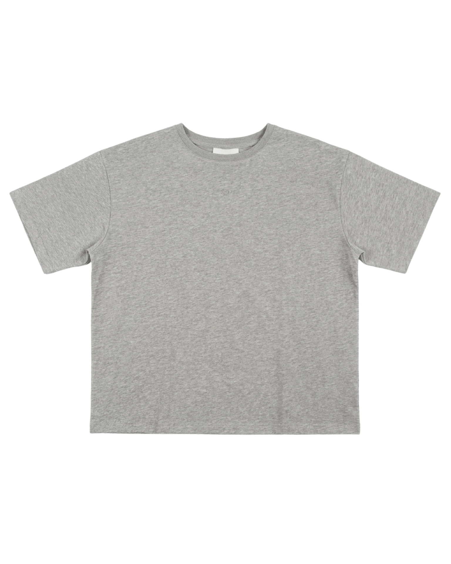 Grå ACE boxfit t-shirt i bomuld med broderet logo på brystet