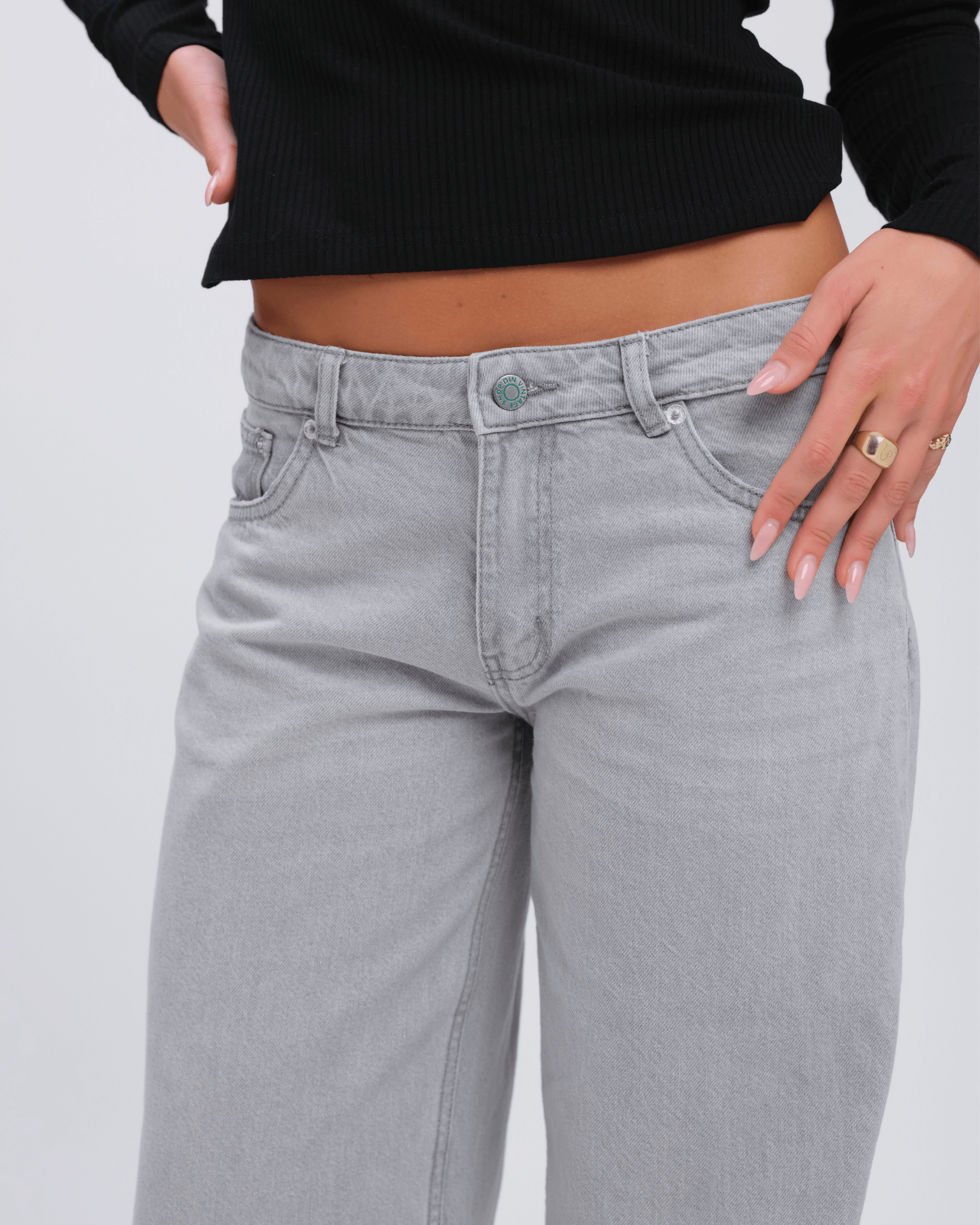 ESTHER JEANS - LIGHT GRAY