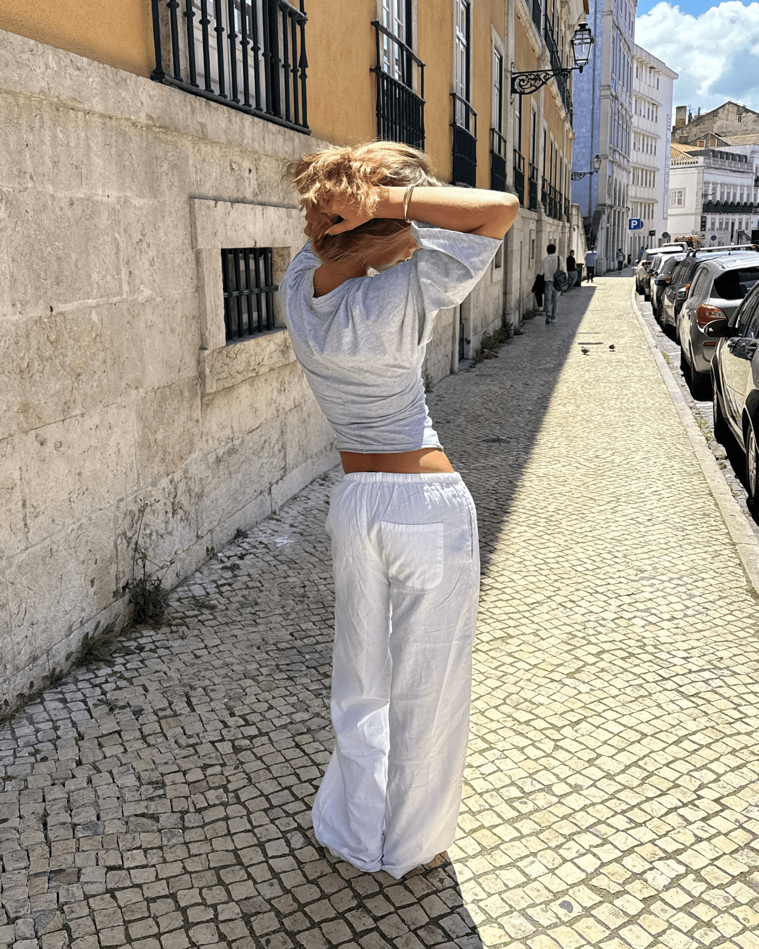 NALA ANGEL TOP - LIGHT GREY