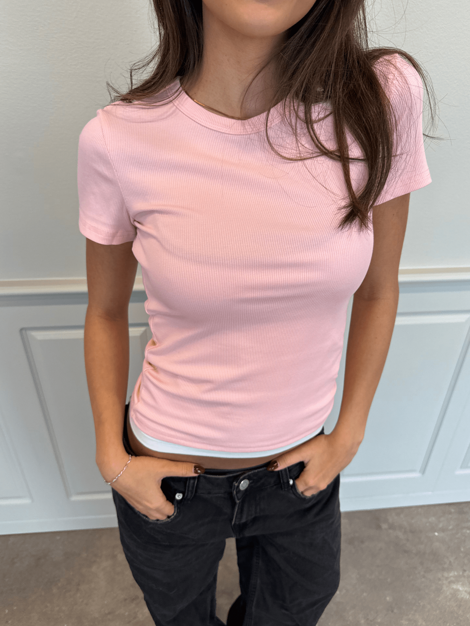 THILDE T-SHIRT - LT PINK