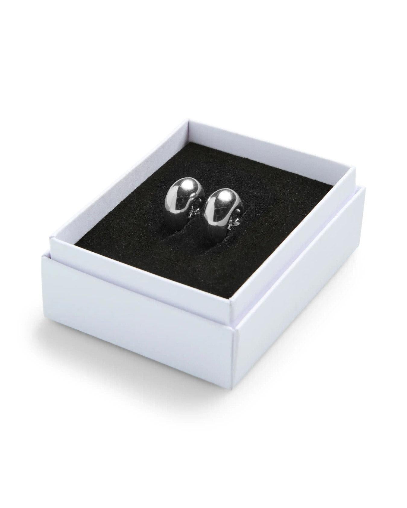 DEVIA EARRINGS (waterproof) - SILVER COLOR
