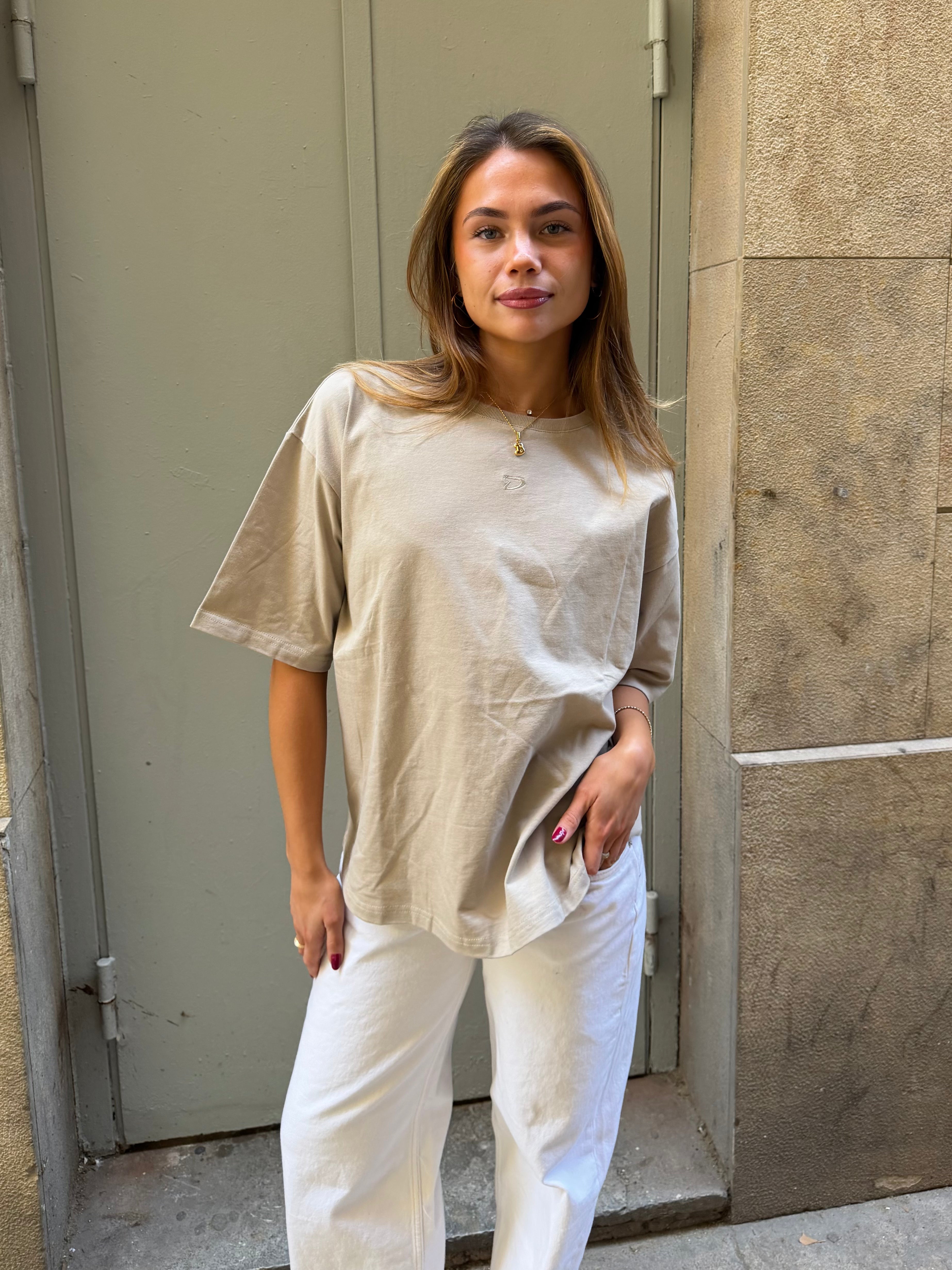 SARA SATIN LACE TOP - CREME