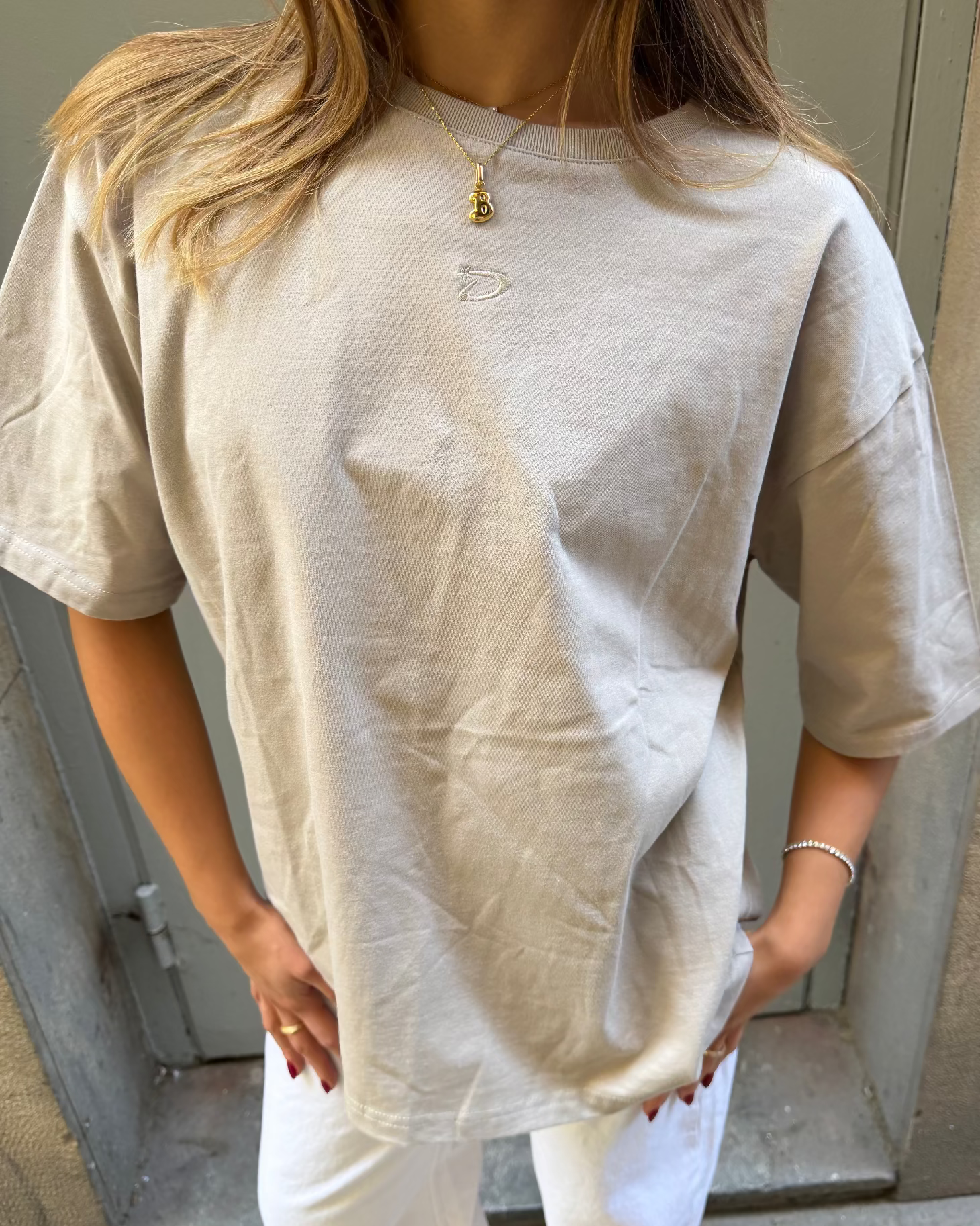 SARA SATIN LACE TOP - CREME