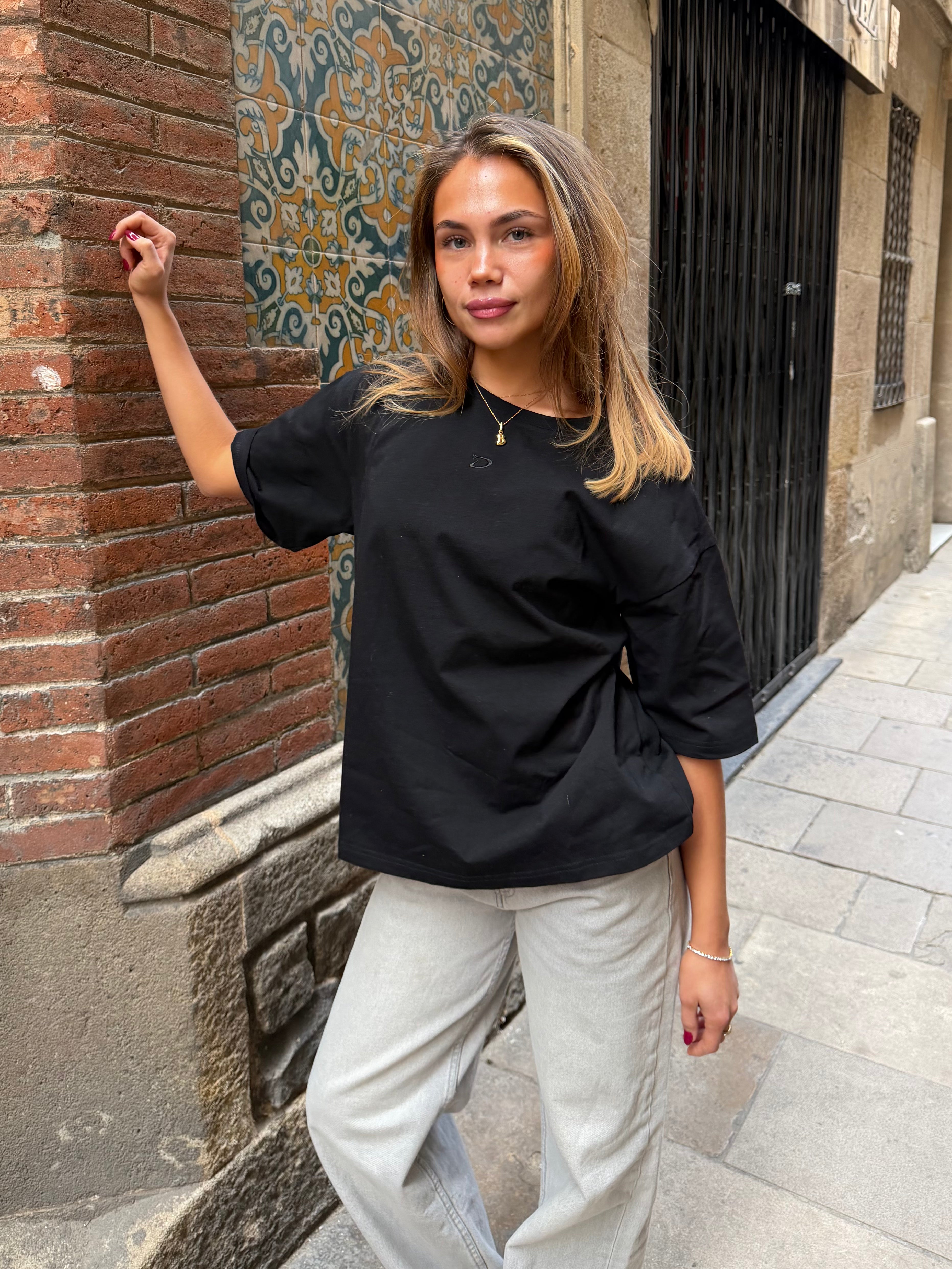 SARA SATIN LACE TOP - CREME