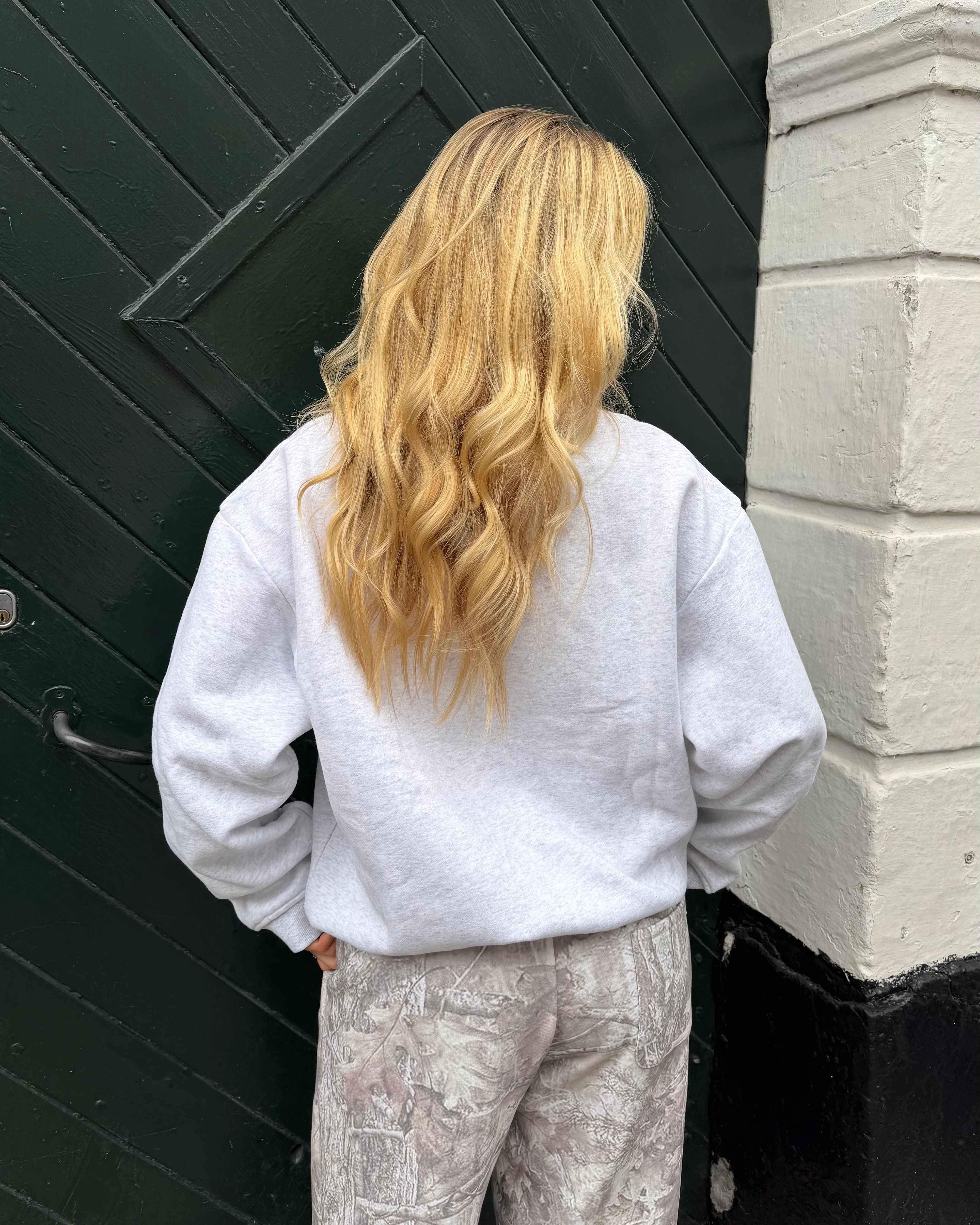 OVERSIZED SWEATSHIRT - LIGHT GREY