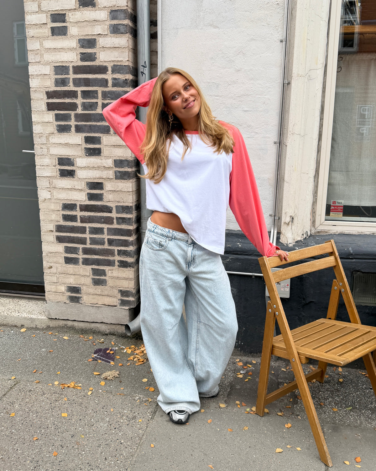 EMMA BAGGY JEANS - BRIGHT BLUE - Dinvintageshop