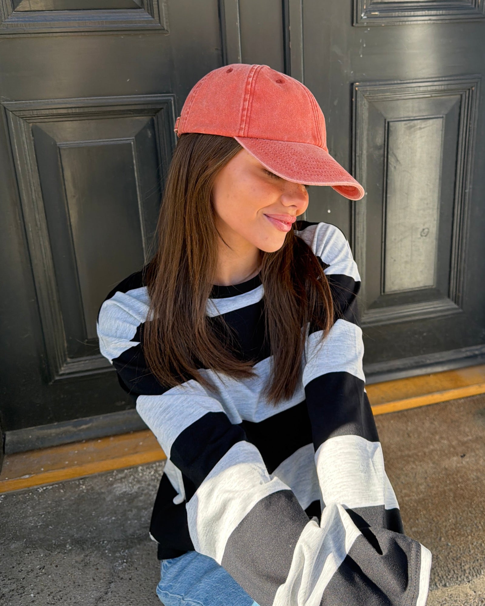 PERFECT CAP - VINTAGE ORANGE - fra Dinvintageshop
