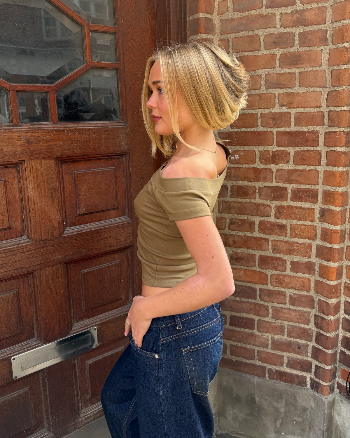 BILLIE TOP - ARMY - Dinvintageshop