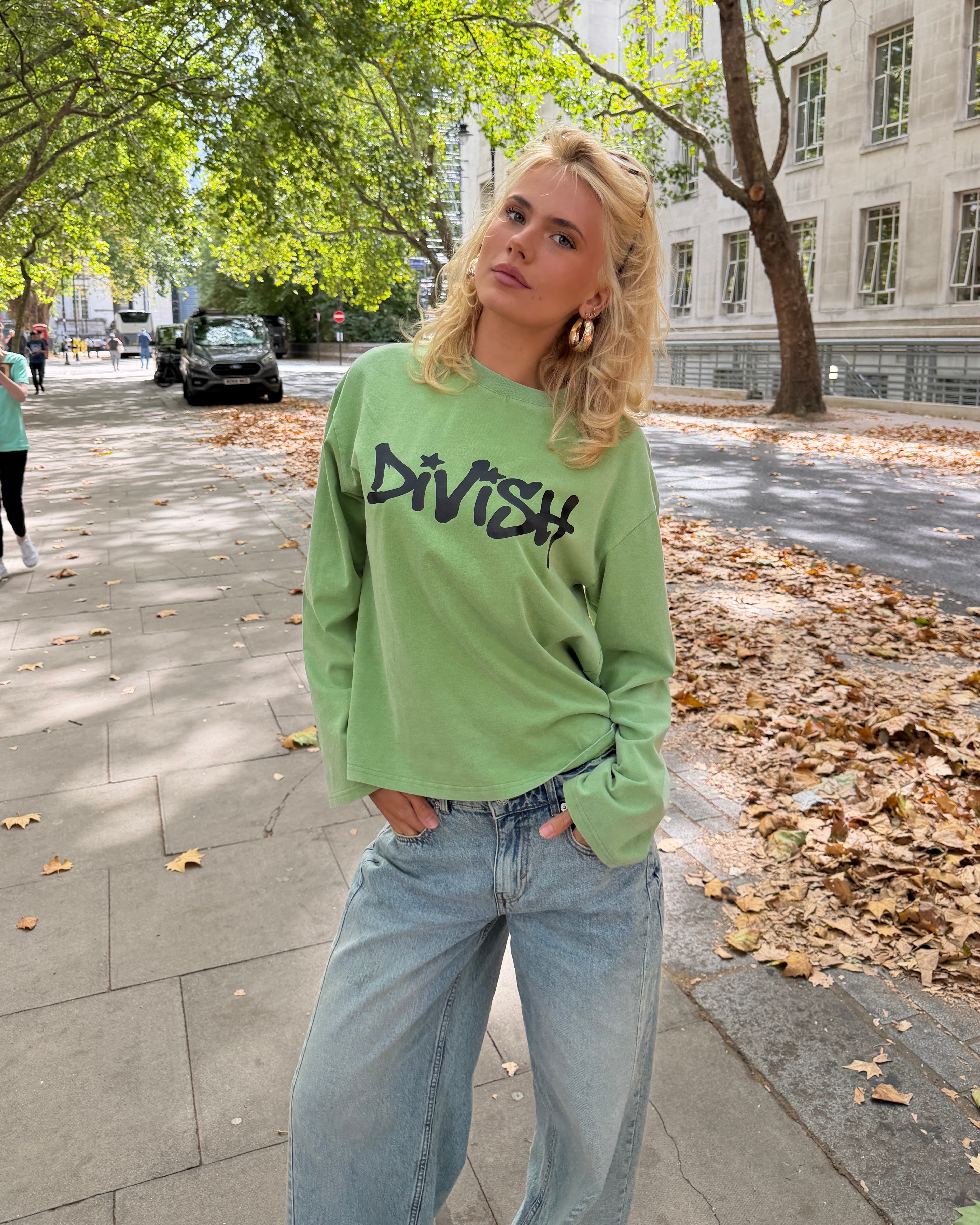 DUA LONG-SLEEVE TEE - GREEN