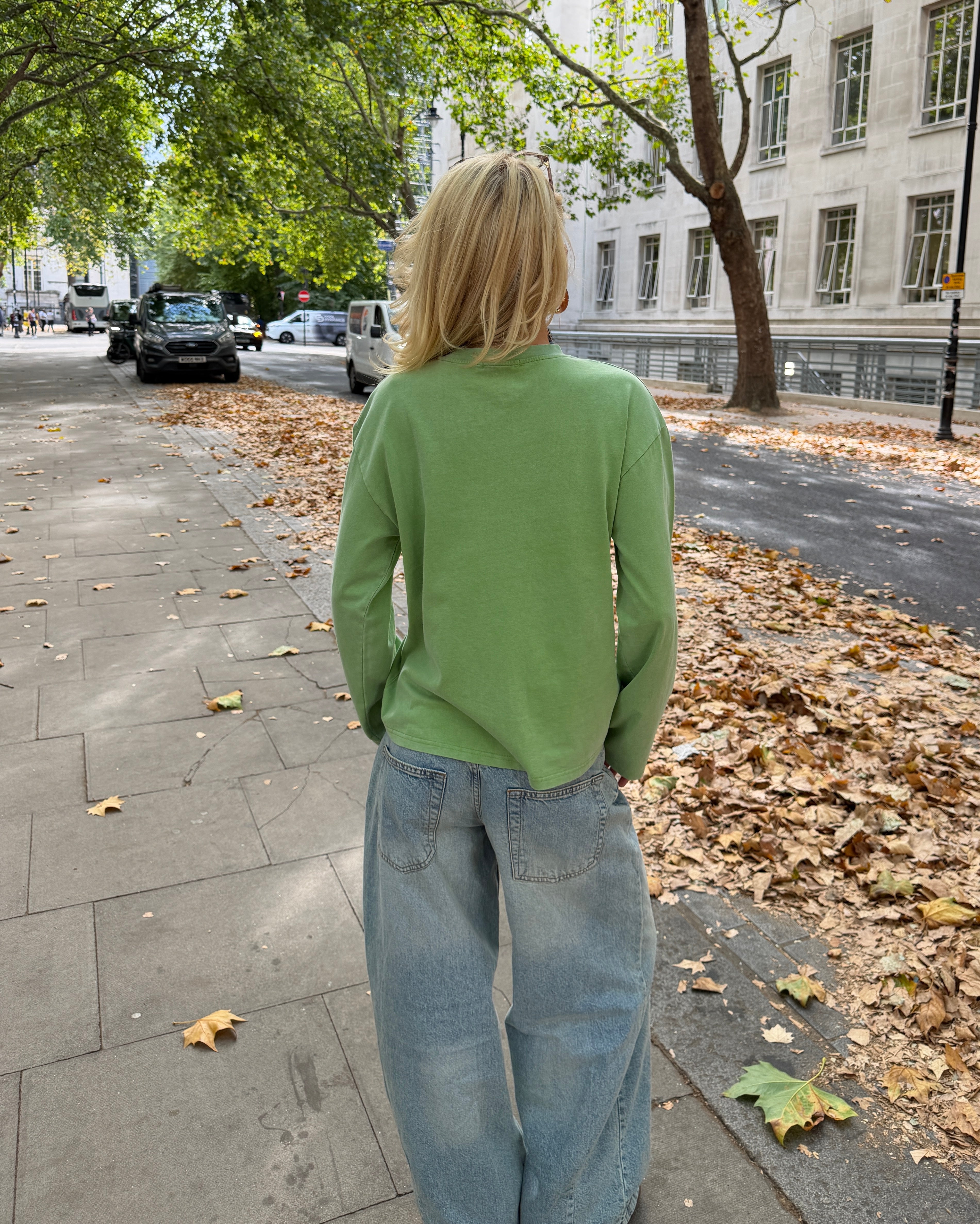 DUA LONG-SLEEVE TEE - GREEN