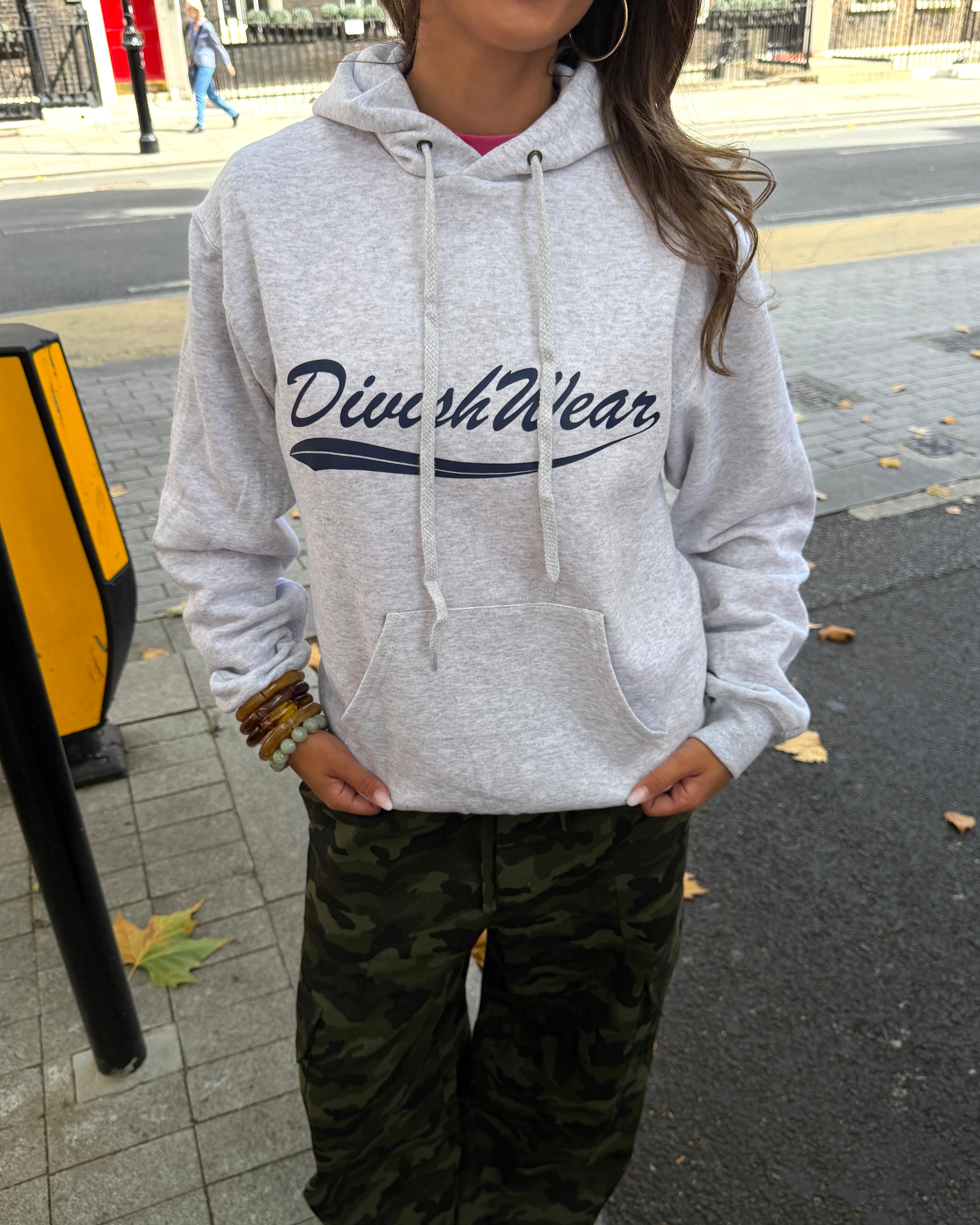 DAHLIA HOODIE - LIGHT GREY