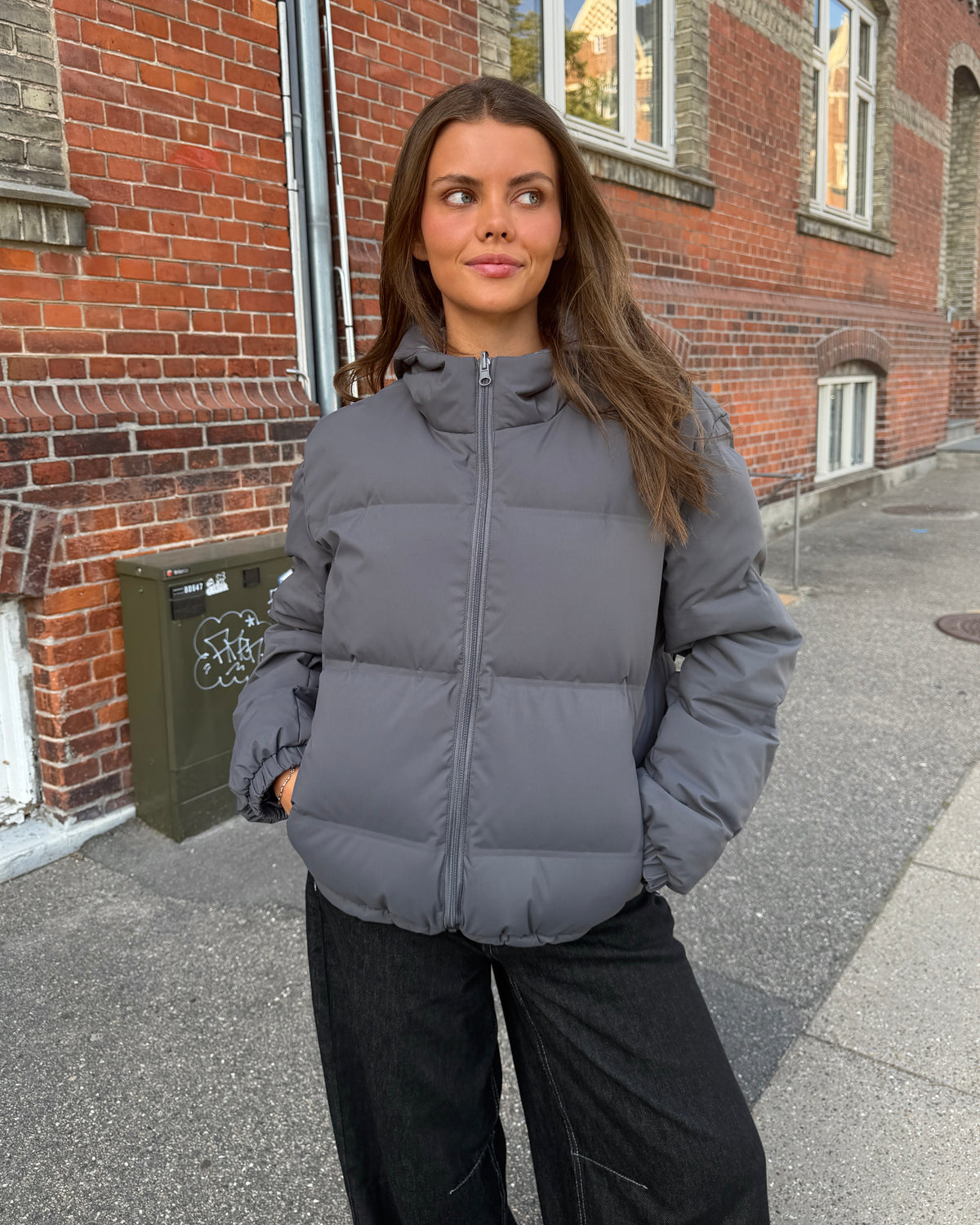 ALMA DOWN JACKET i dark grey – billede 5