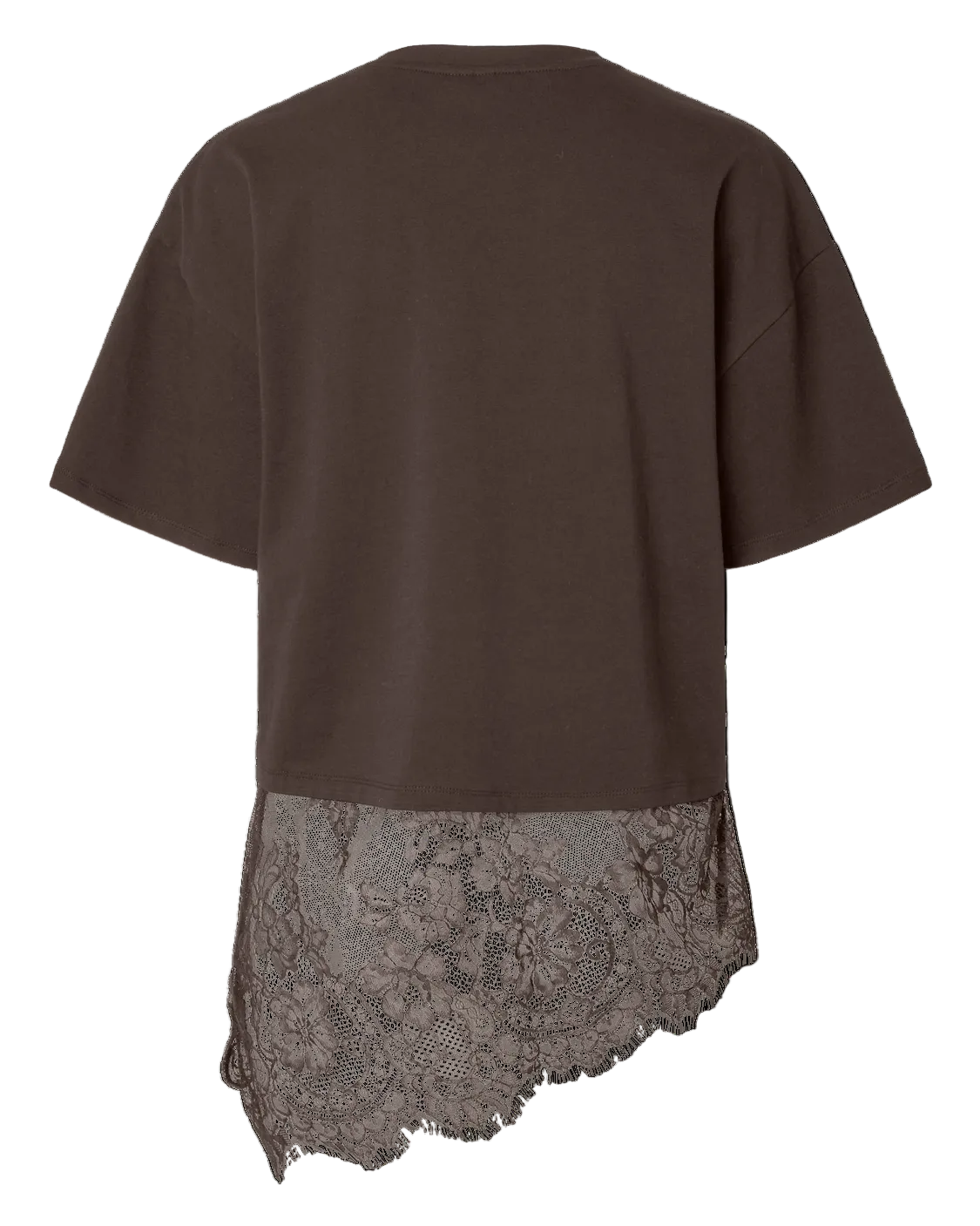 MAVE LACE T-SHIRT - HOT FUDGE