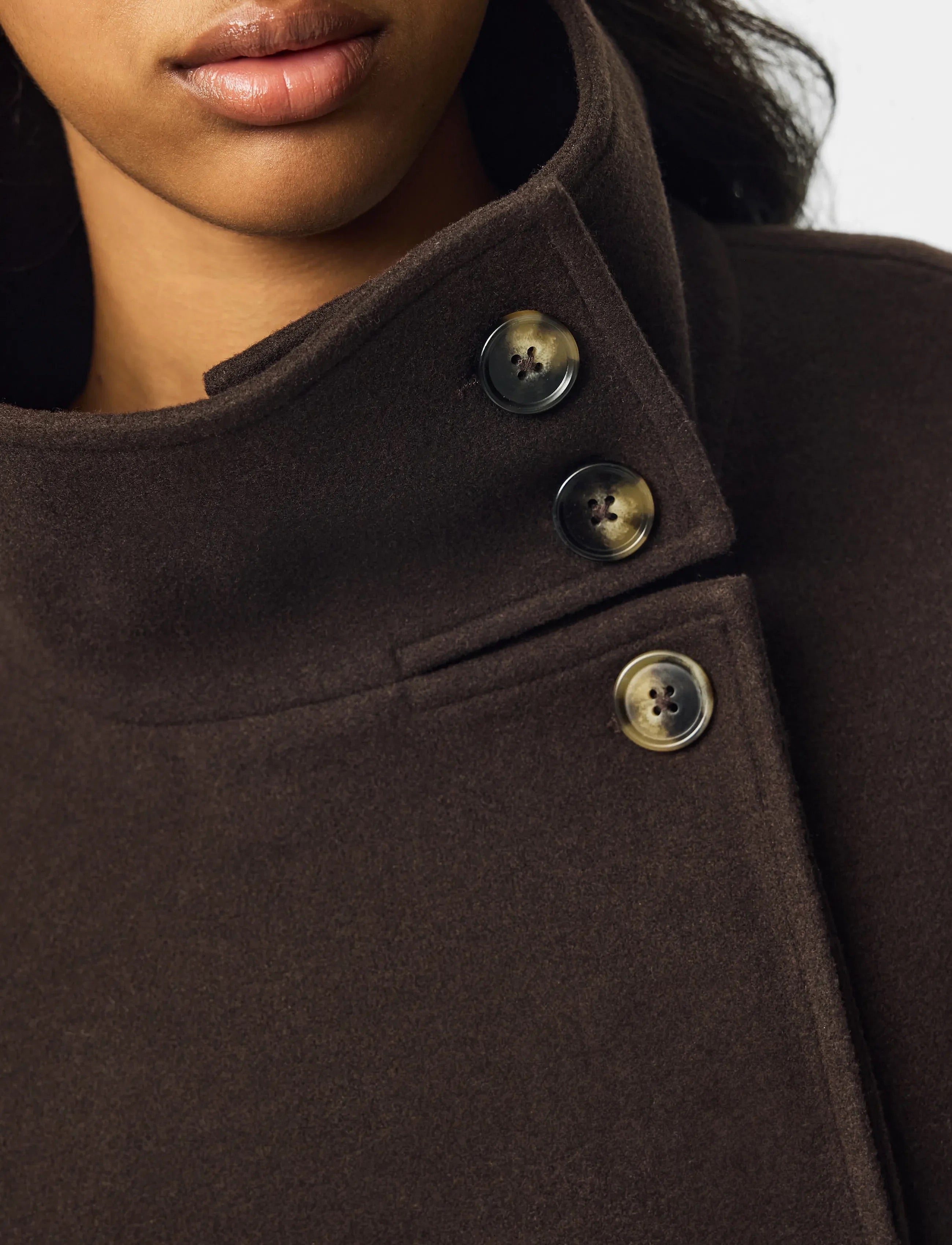 AGNES JAKKE - BROWN - Dinvintageshop