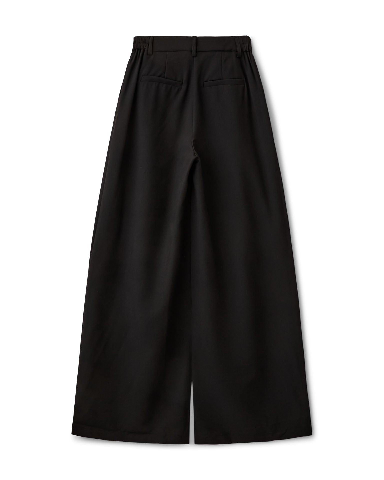 AIA BAGGY SUIT PANT - BLACK - Dinvintageshop