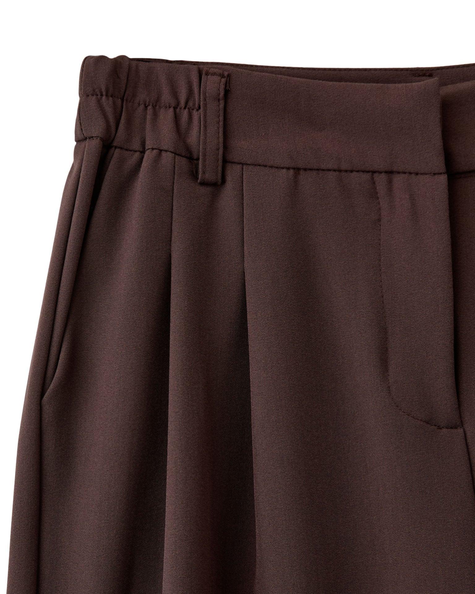AIA BAGGY SUIT PANT - BROWN - Dinvintageshop