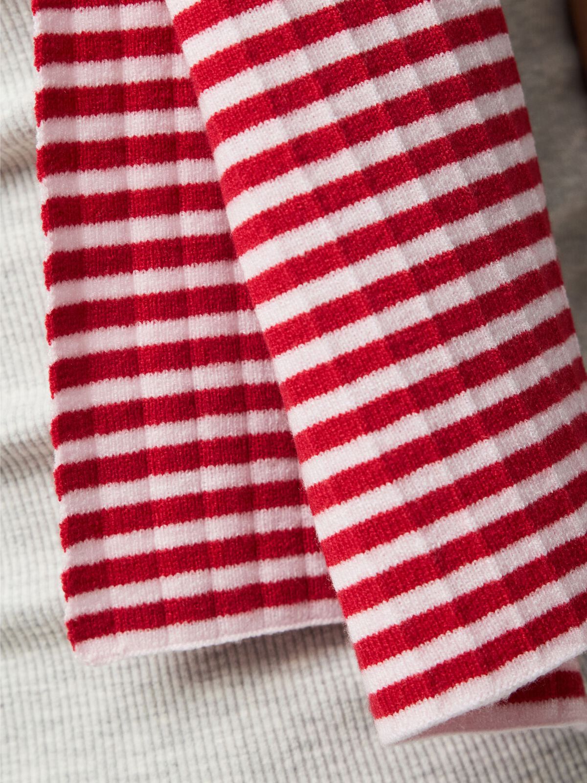 ALBERTE TØRKLÆDE - GOJI BERRY / PINK TULLE - Dinvintageshop