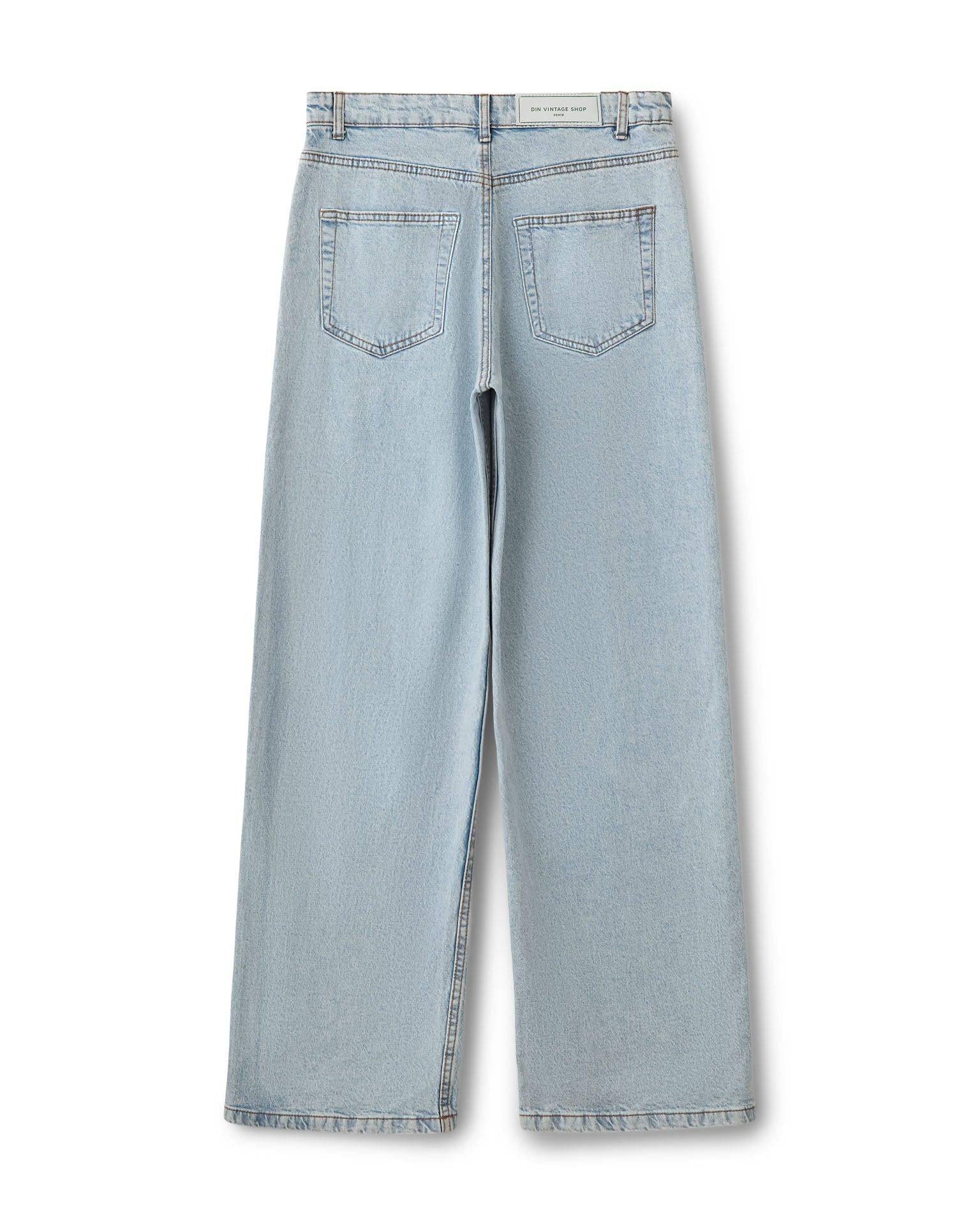 ALMA JEANS - BRIGHT BLUE (MIDWAIST) - Dinvintageshop
